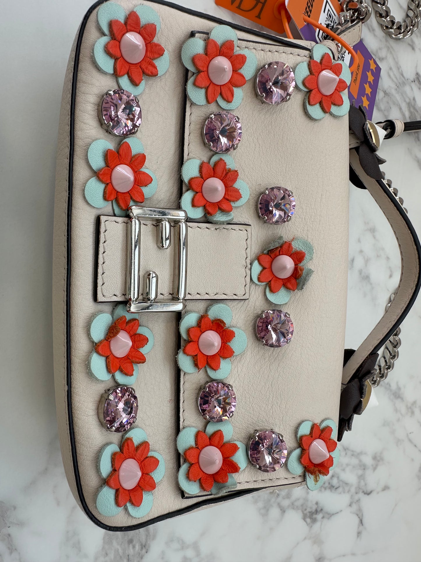 Fendi Flowerland Double Micro Baguette