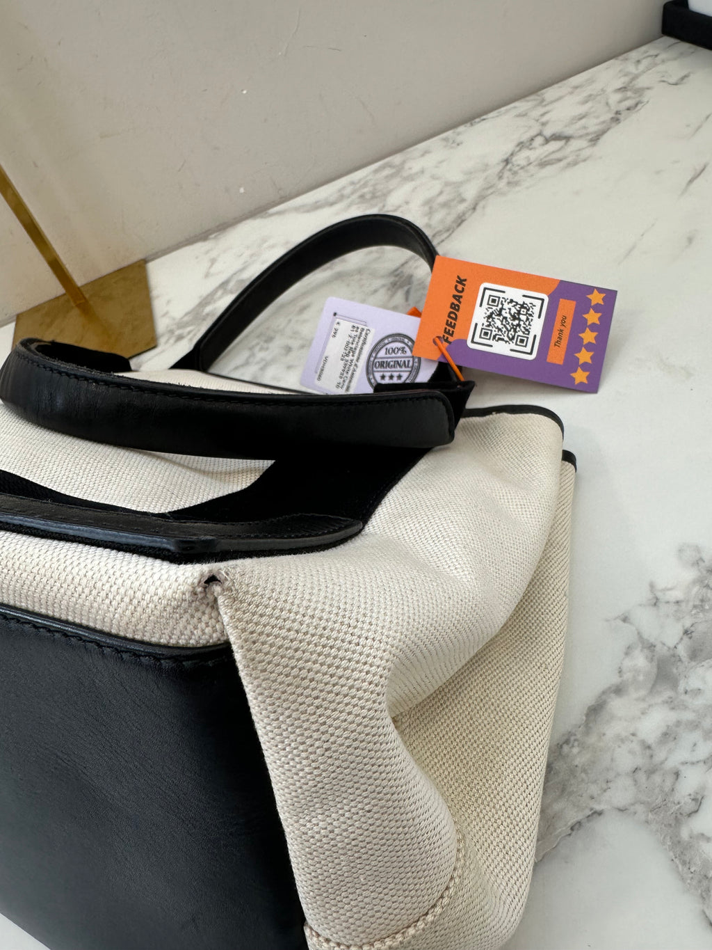 Balenciaga White Canvas