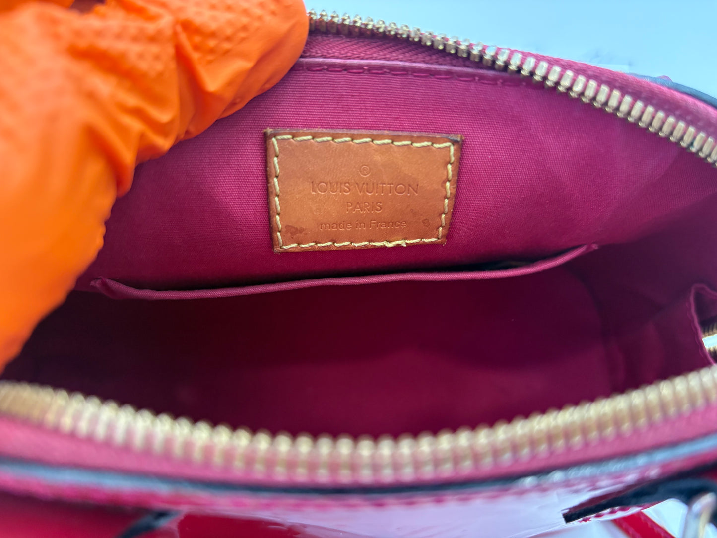 Louis Vuitton Alma BB Red Vernis