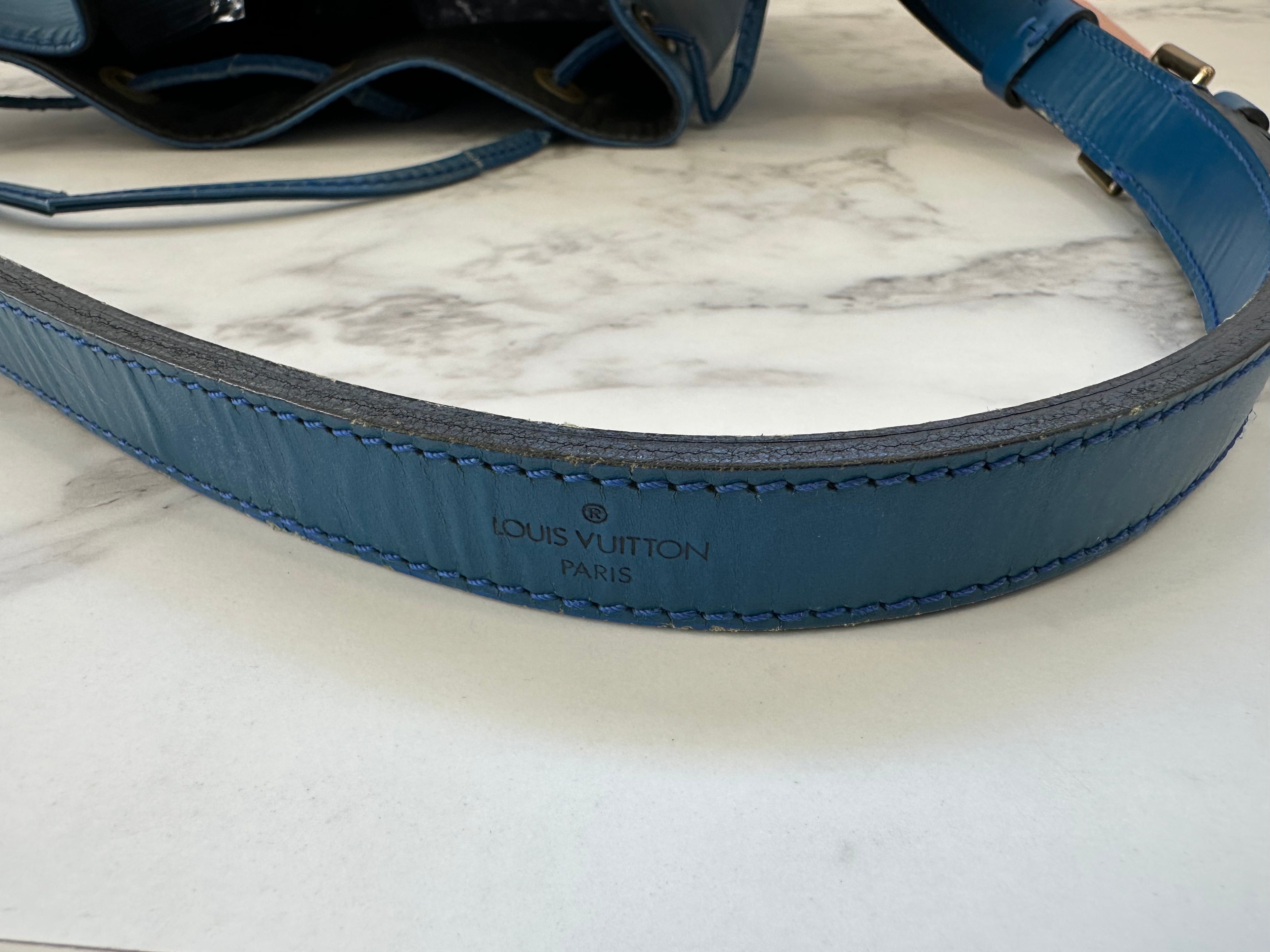 Louis Vuitton Epi Petite Noé Blue