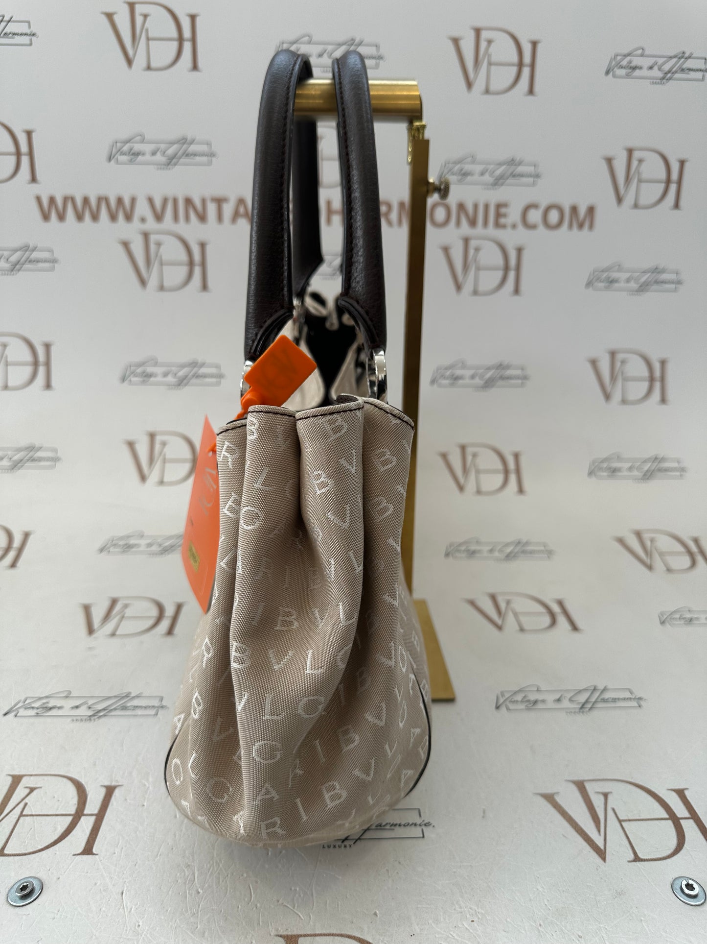 018084 - Bvlgari Beige Brown Logomania