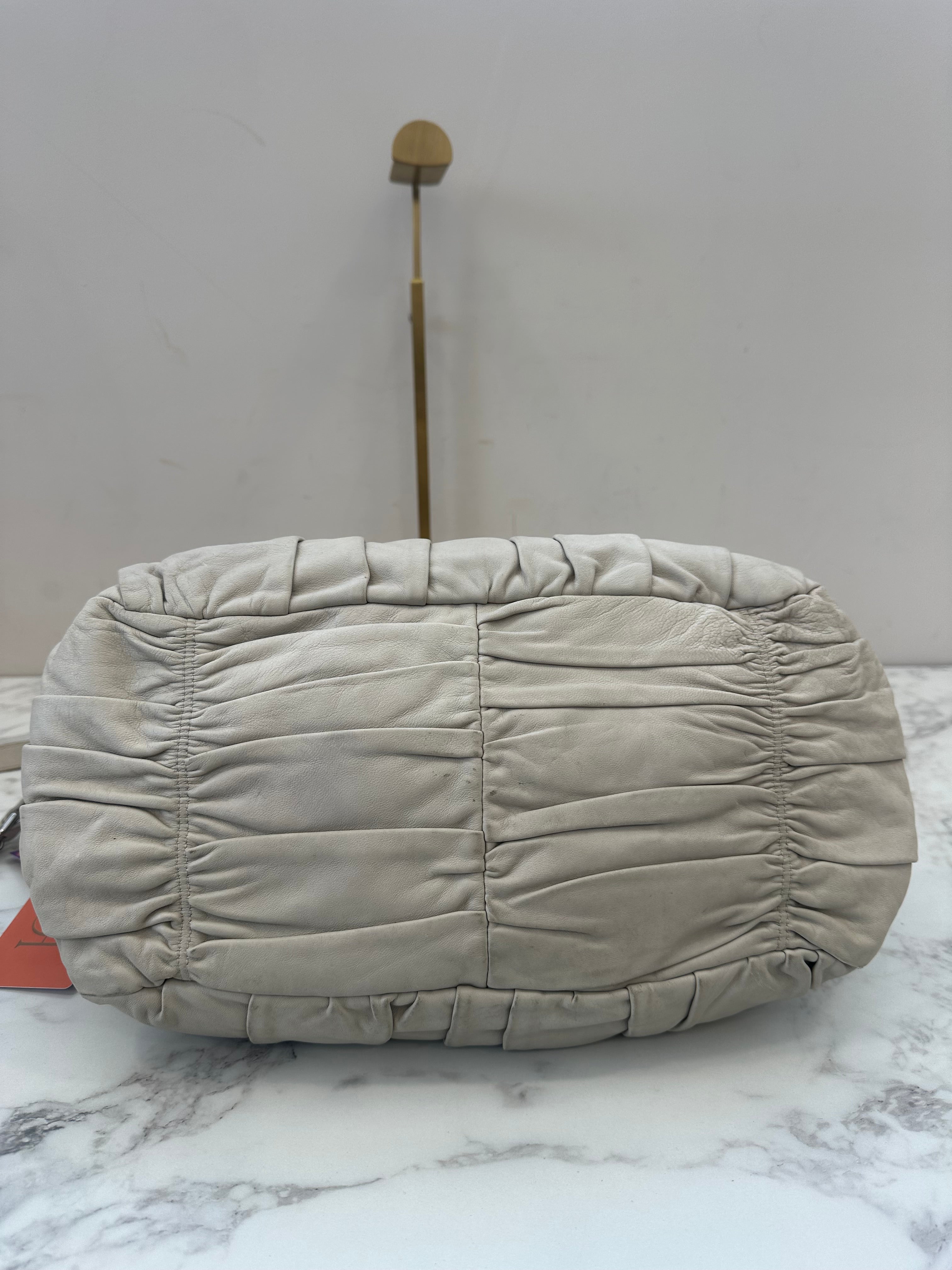 Prada Gaufre Beige Strap