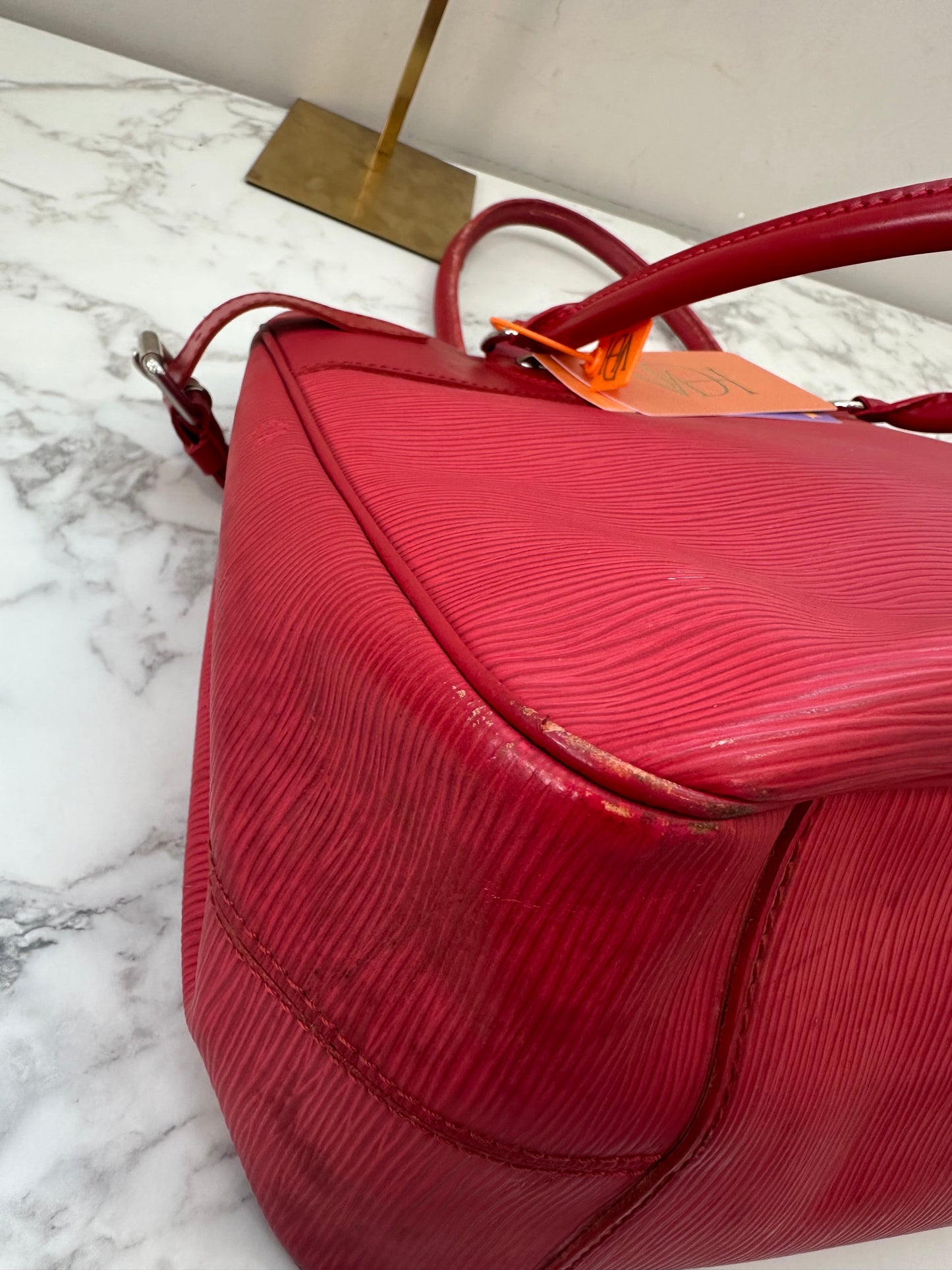 Louis Vuitton Red Epi Passy GM