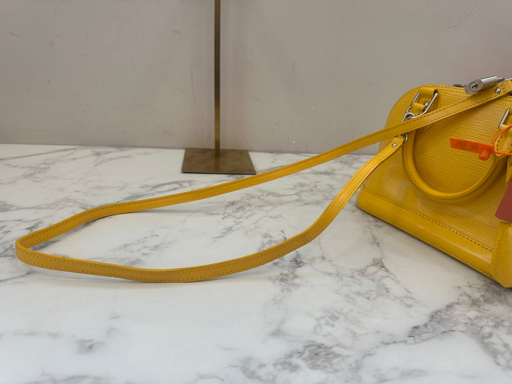 Louis Vuitton Alma BB Epi Yellow