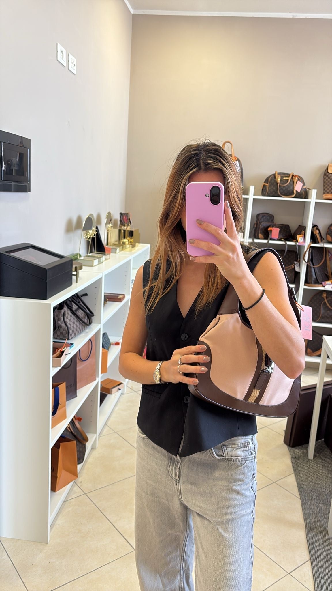 Gucci Jackie Pink