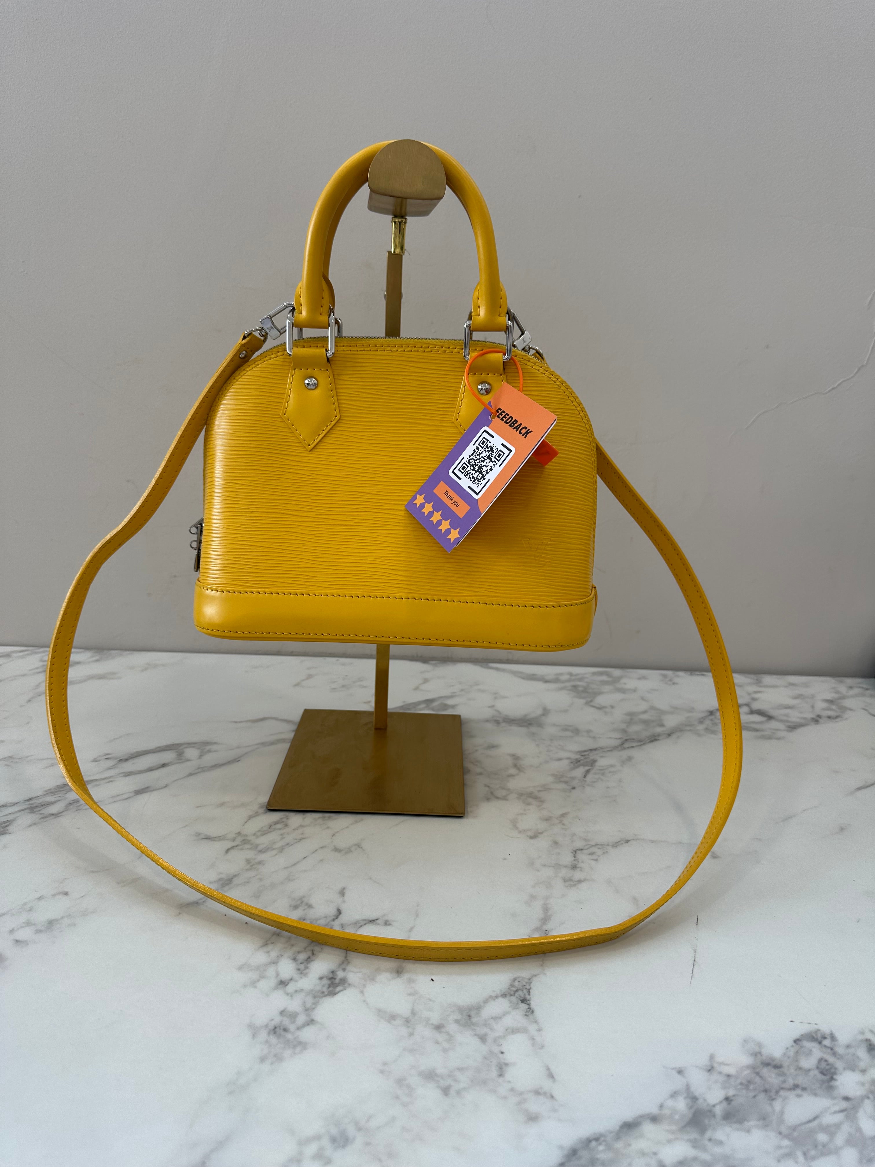 Louis Vuitton Alma BB Epi Yellow