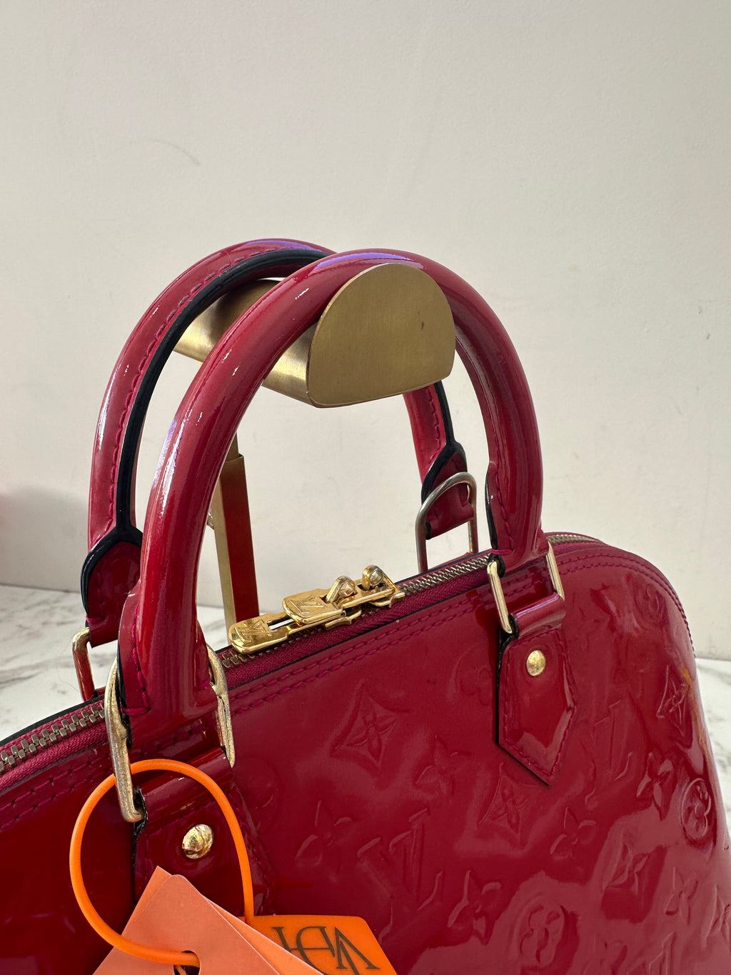 Louis Vuitton Alma Vernis Red