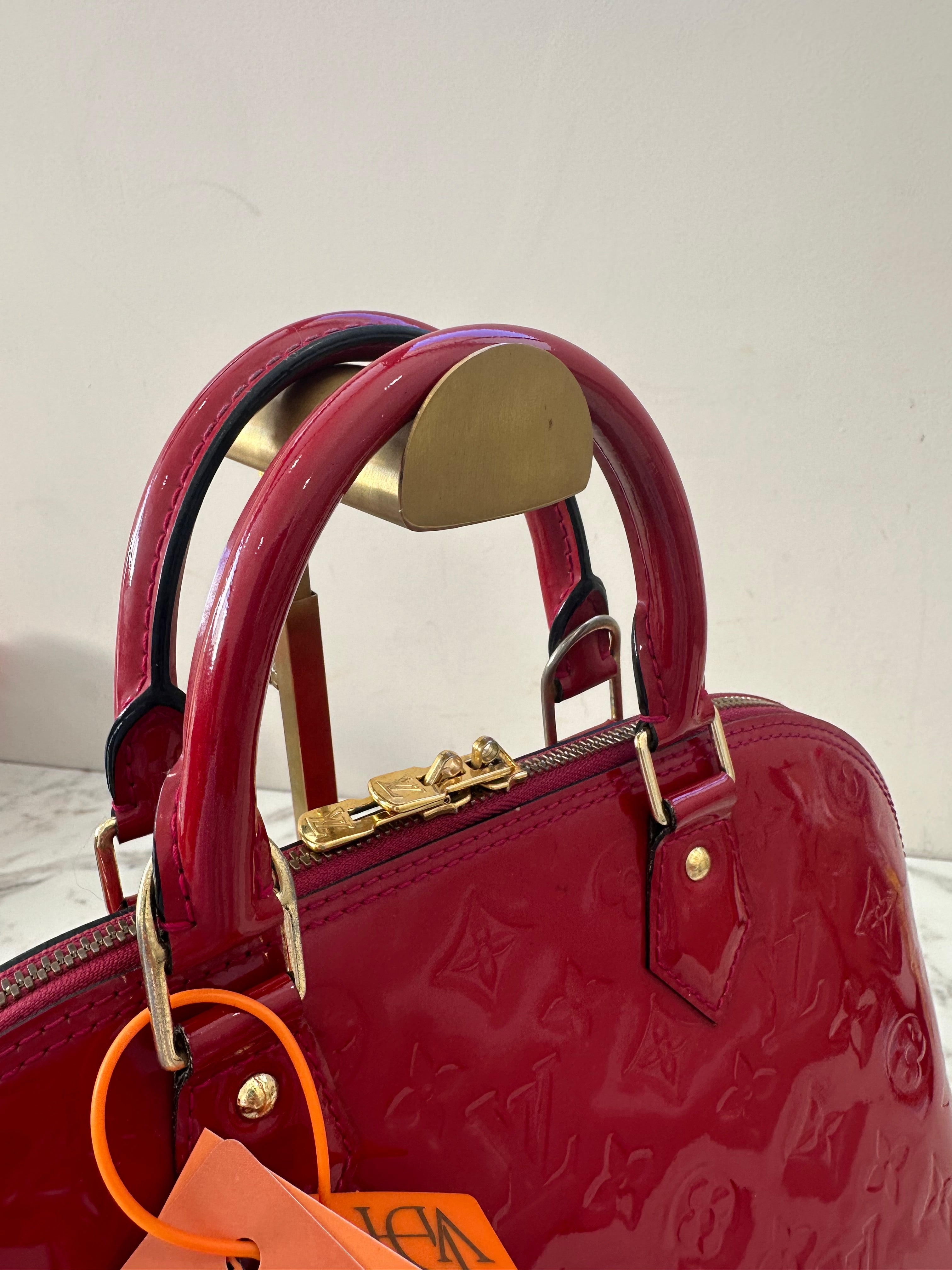 Louis Vuitton Alma Vernis Red