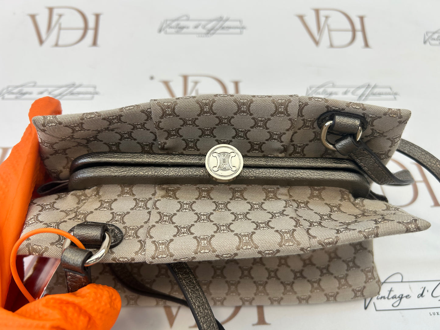 018768 - Celine Beige Canvas Macadam