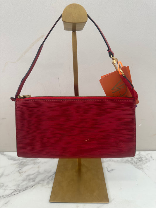 Louis Vuitton Pochette Red Epi