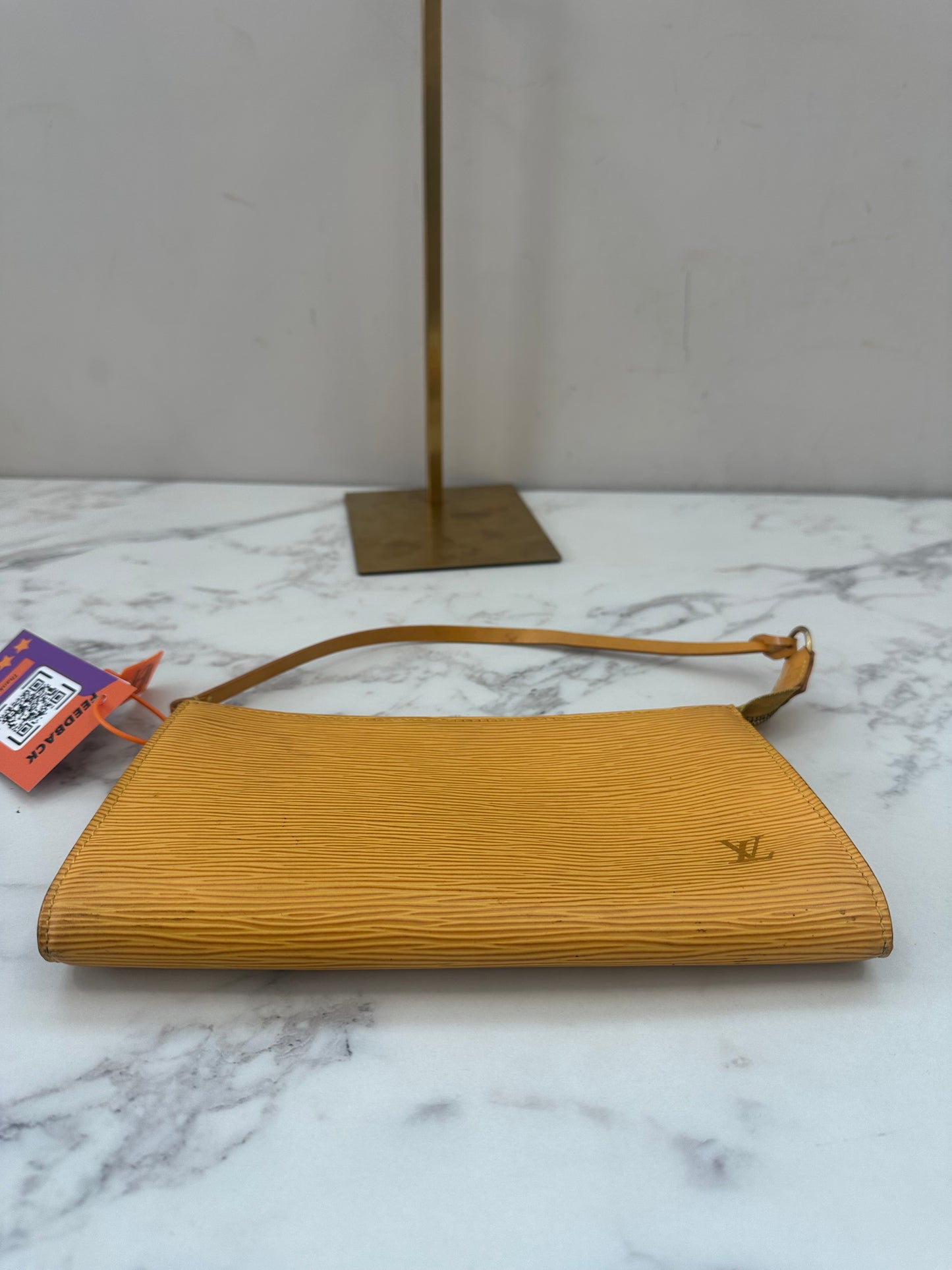 Louis Vuitton Yellow Epi Pochette