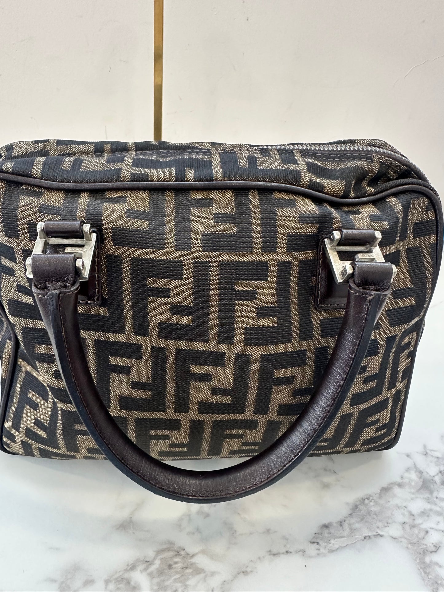 Fendi zucca shoulder bag
