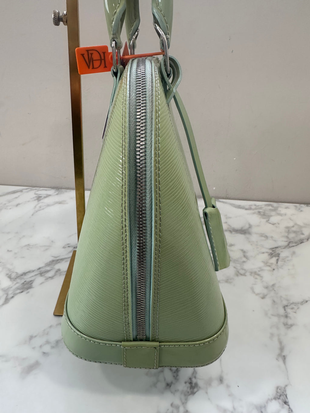 Louis Vuitton Alma Epi Green Vernis