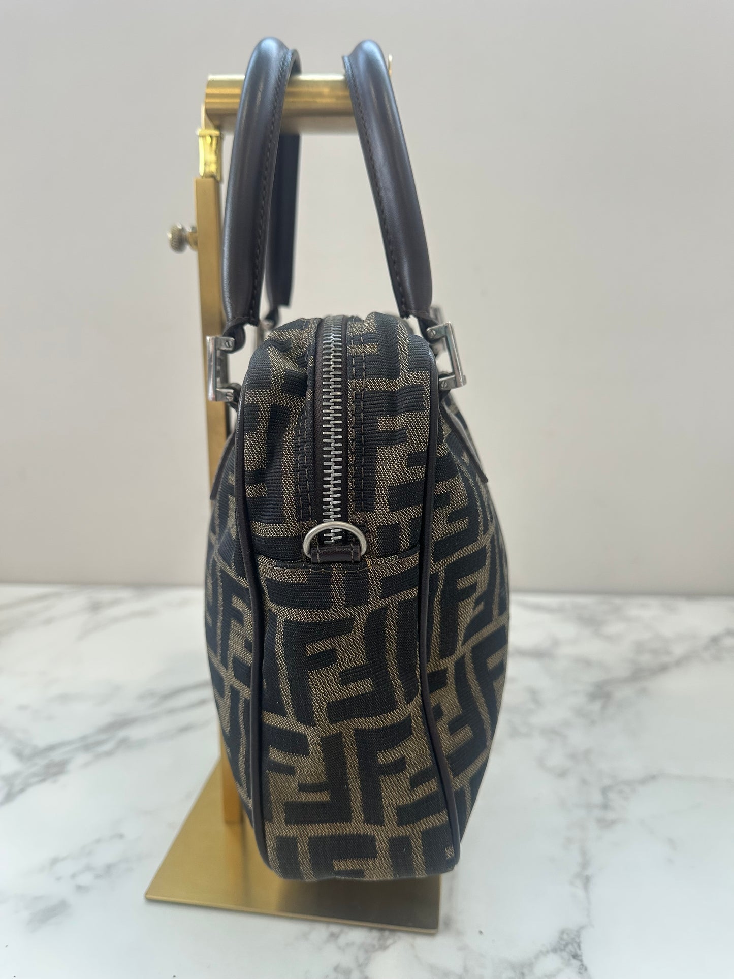 Fendi zucca shoulder bag
