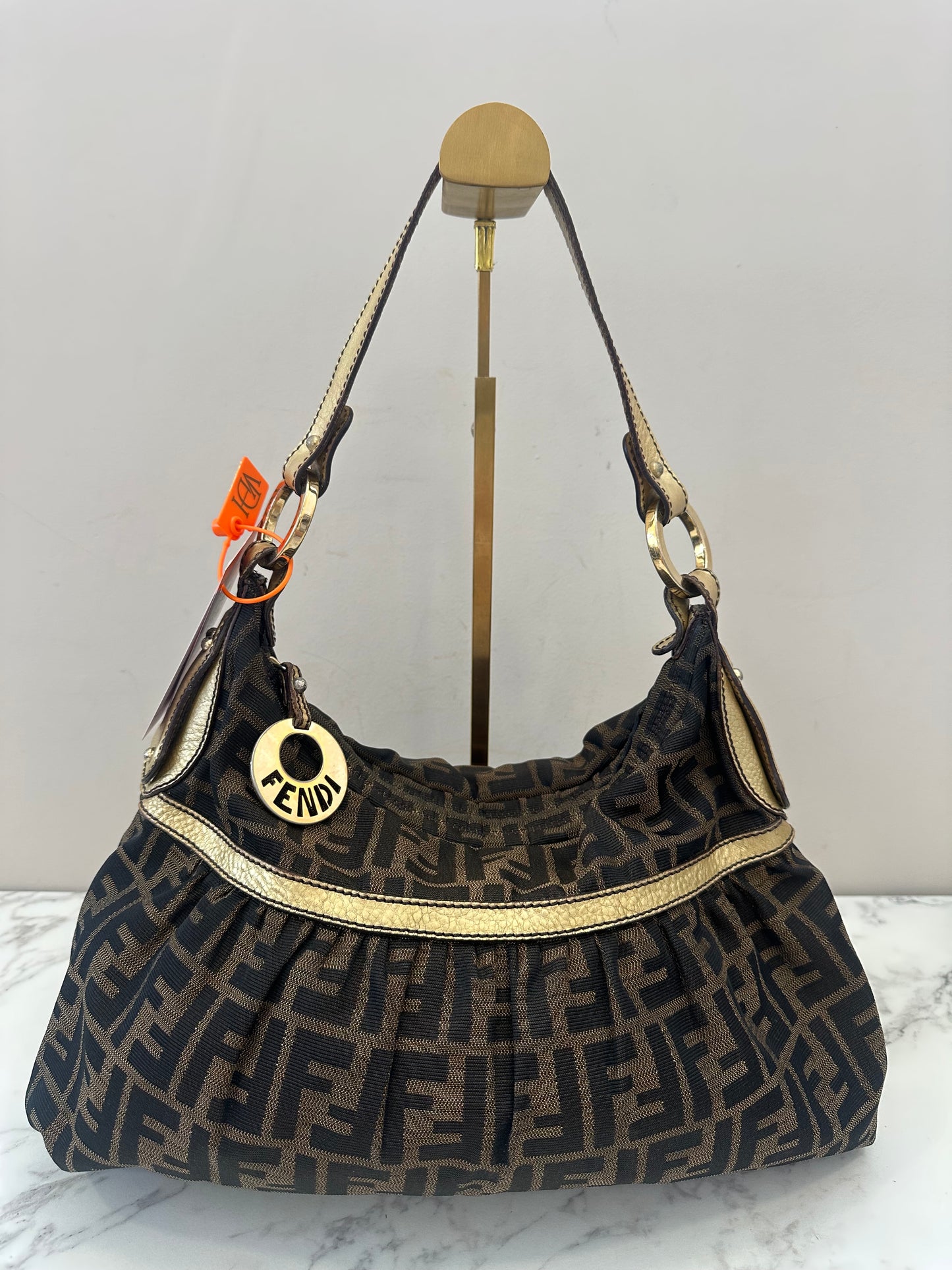 Fendi Brown Zucca Tote Bag