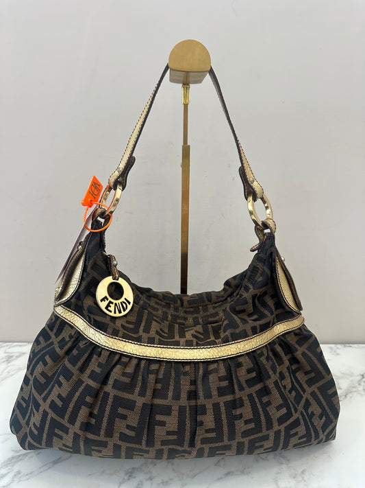 Fendi Brown Zucca Tote Bag