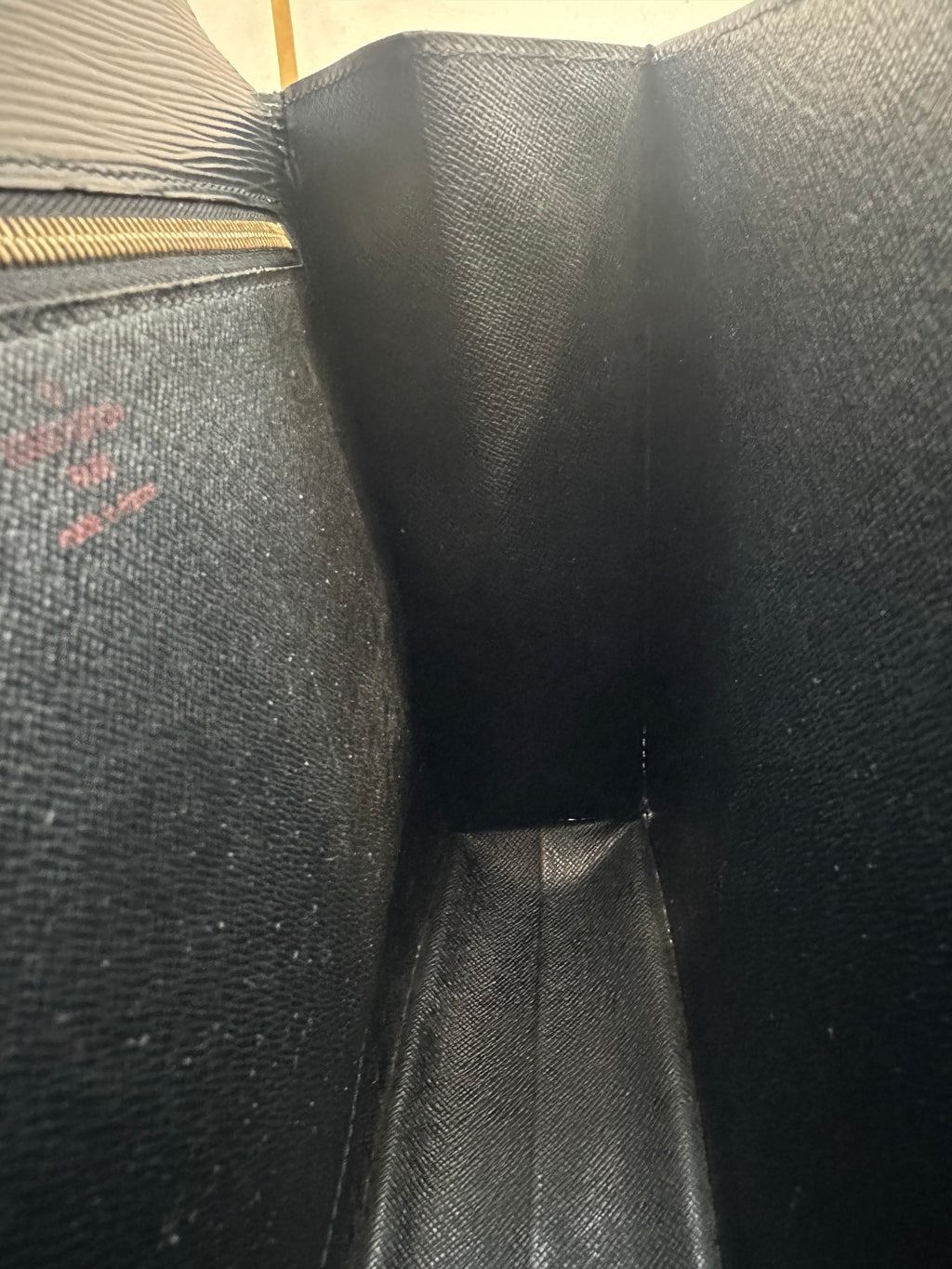 Louis Vuitton Epi Black Monceau 28