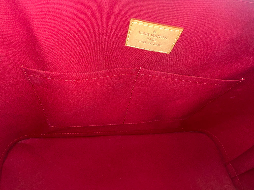 Louis Vuitton Alma GM Vernis Red