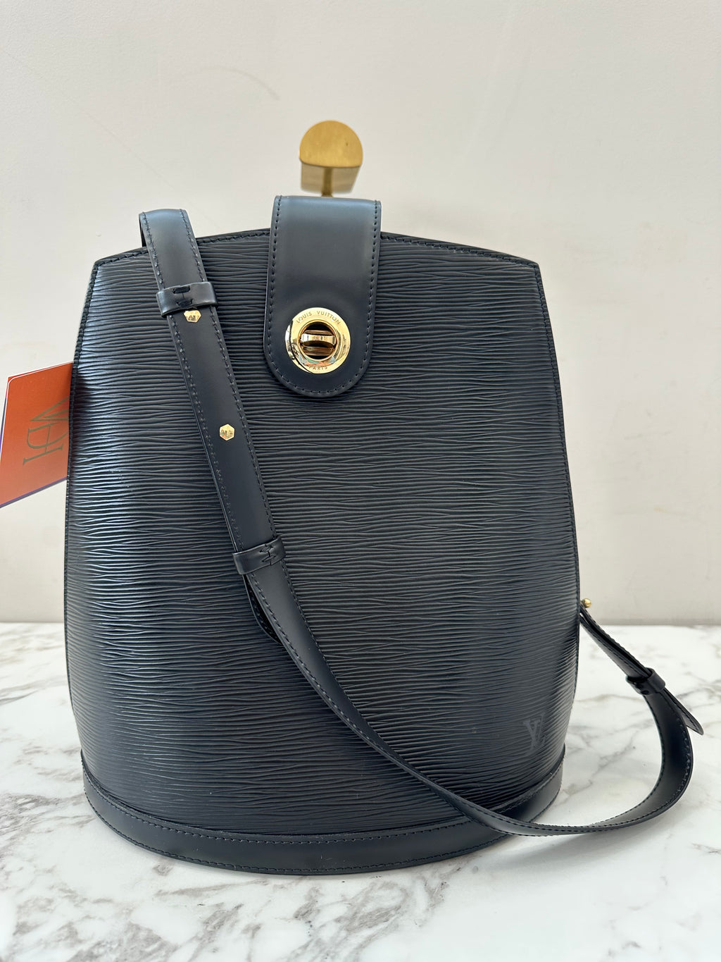 Louis Vuitton Black Epi Cluny