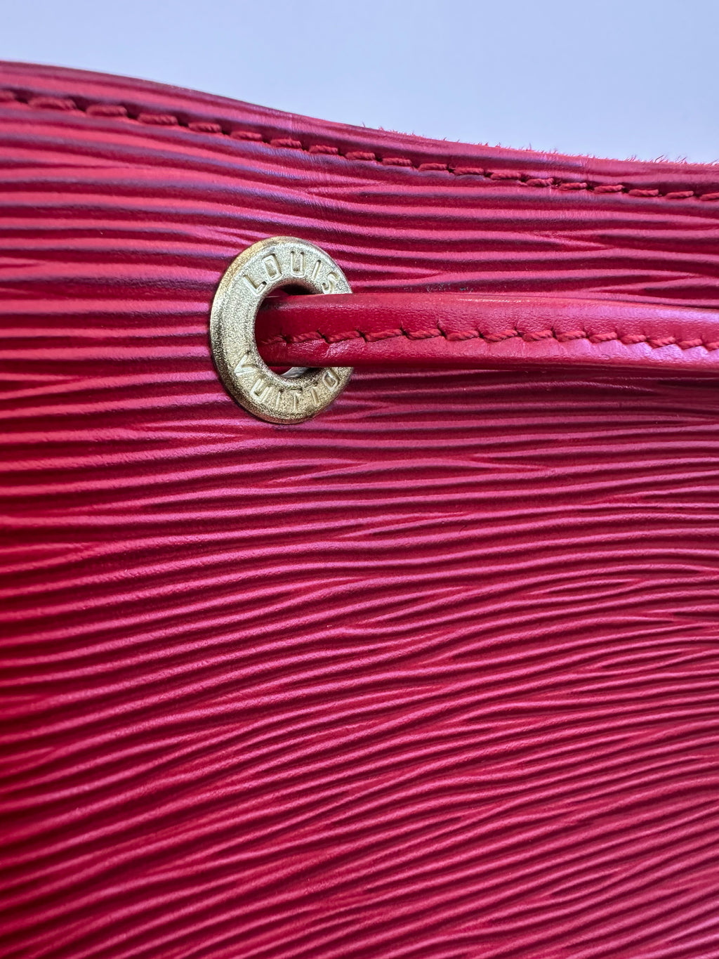 Louis Vuitton Noé Red Epi