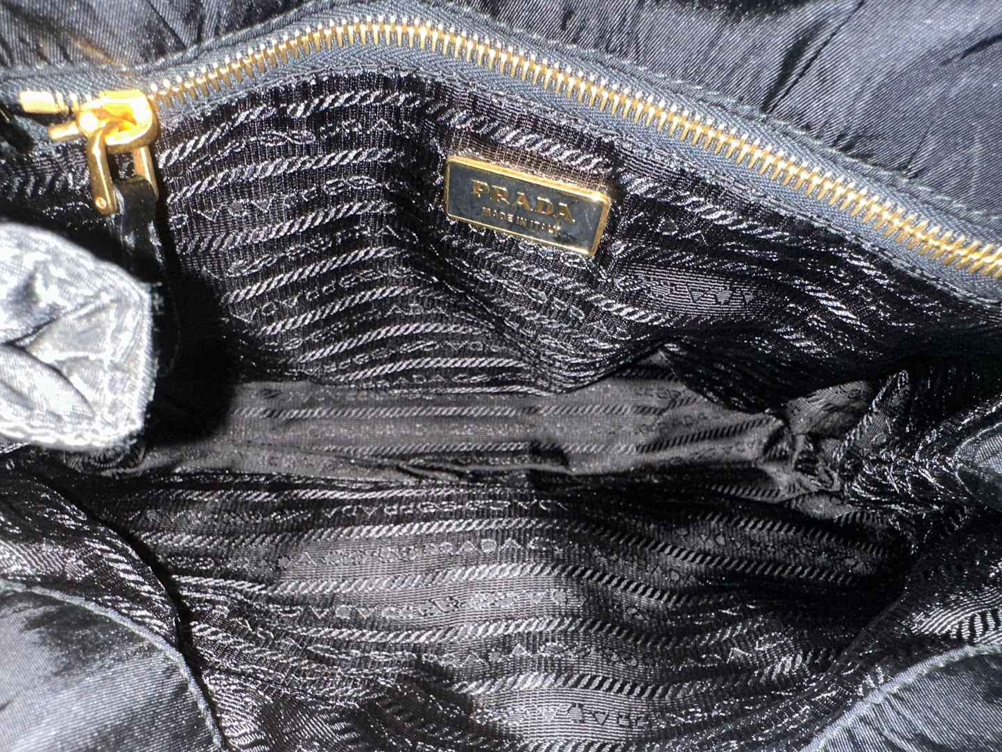 Prada black nylon