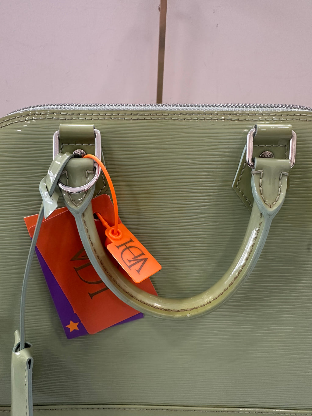 Louis Vuitton Alma Epi Green Vernis