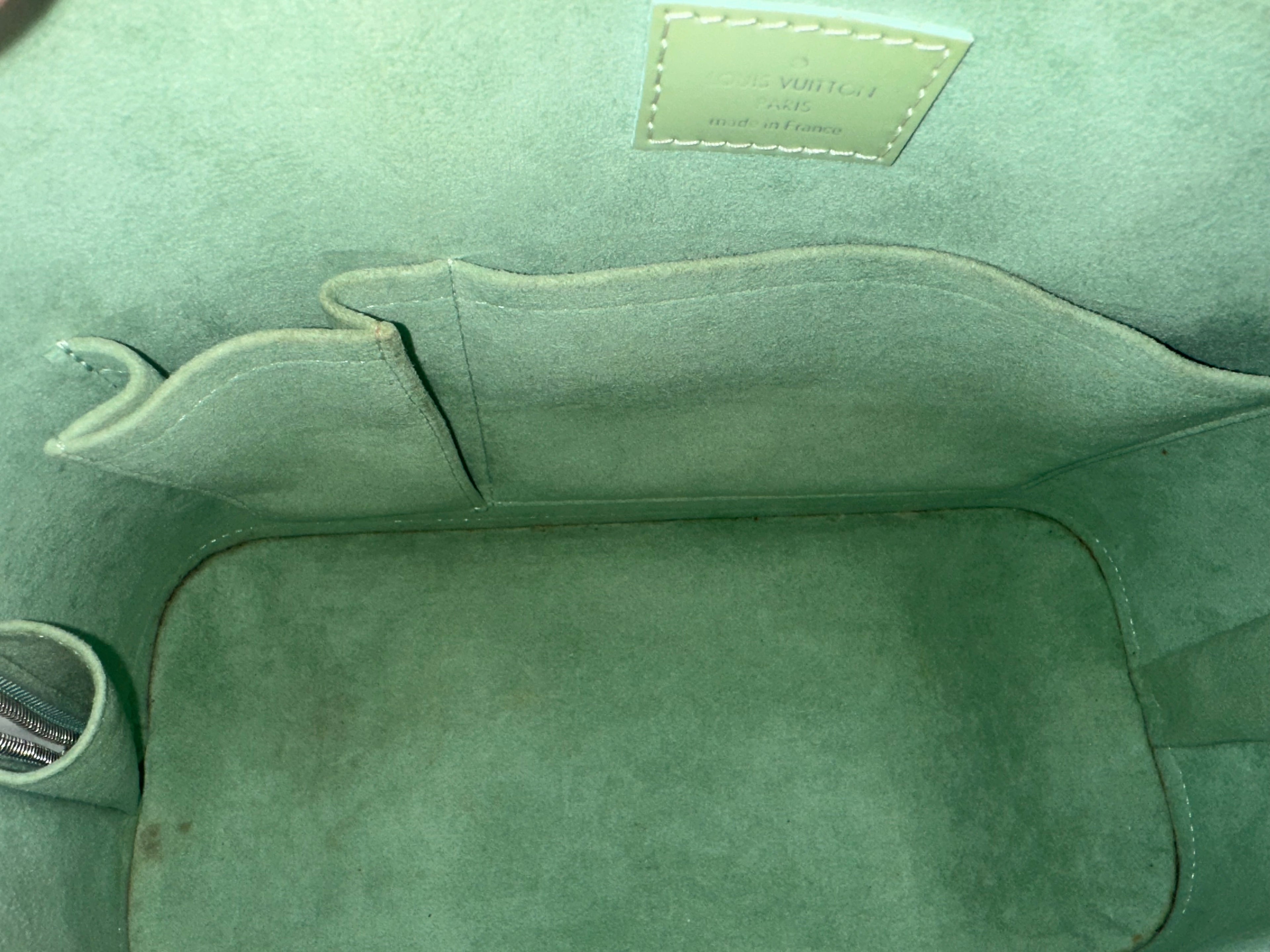 Louis Vuitton Alma Epi Green Vernis