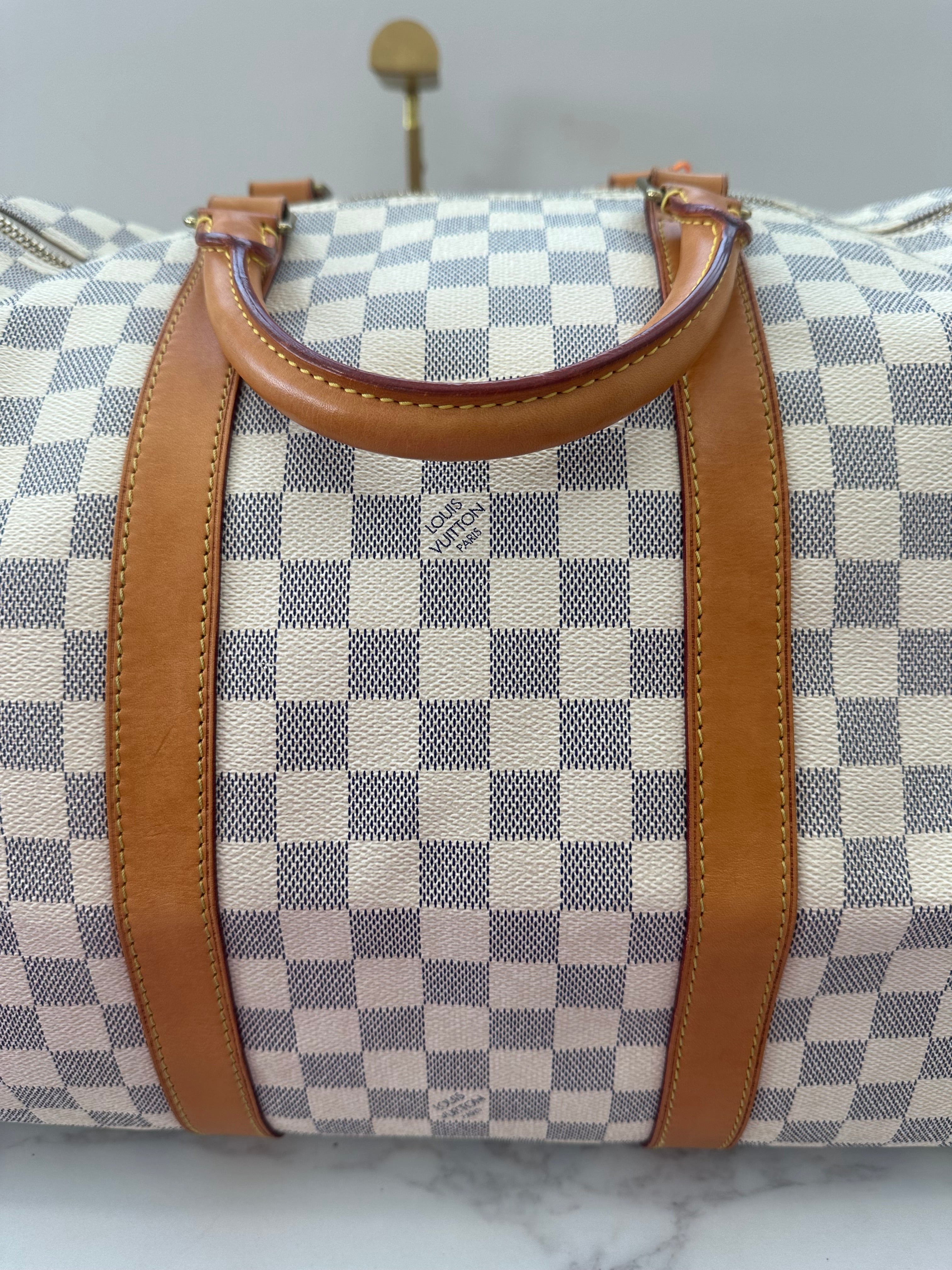 Louis Vuitton Keepall 50 Azur Bandouliere