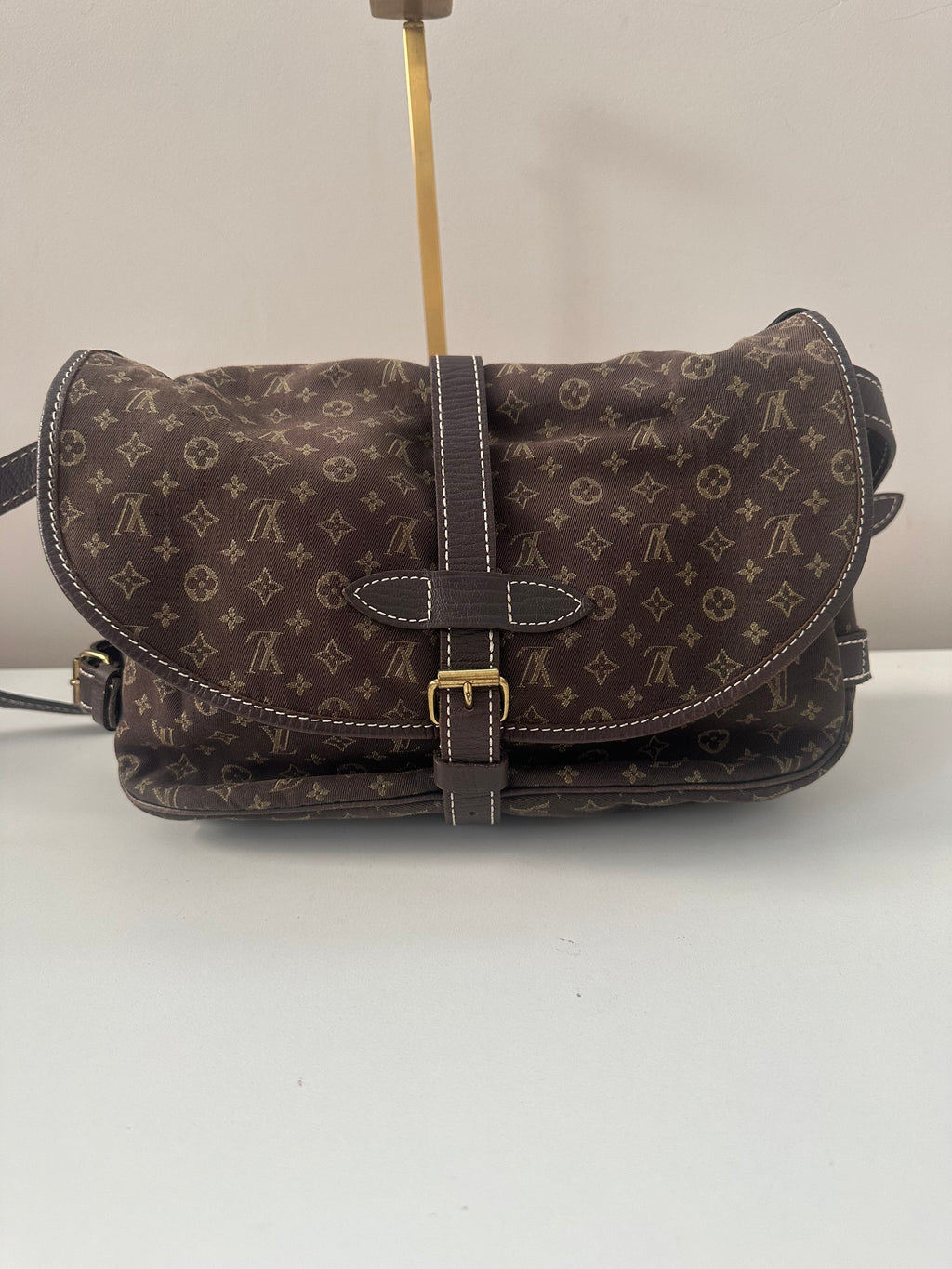 Louis Vuitton Mini Lin Saumur 30