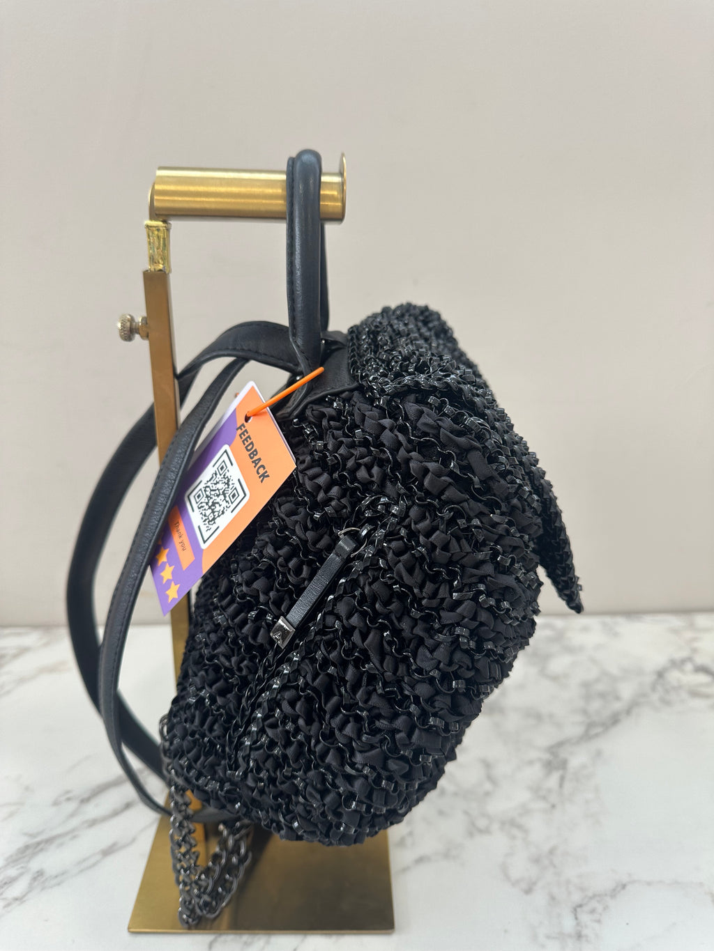 Black wirebag Backpack