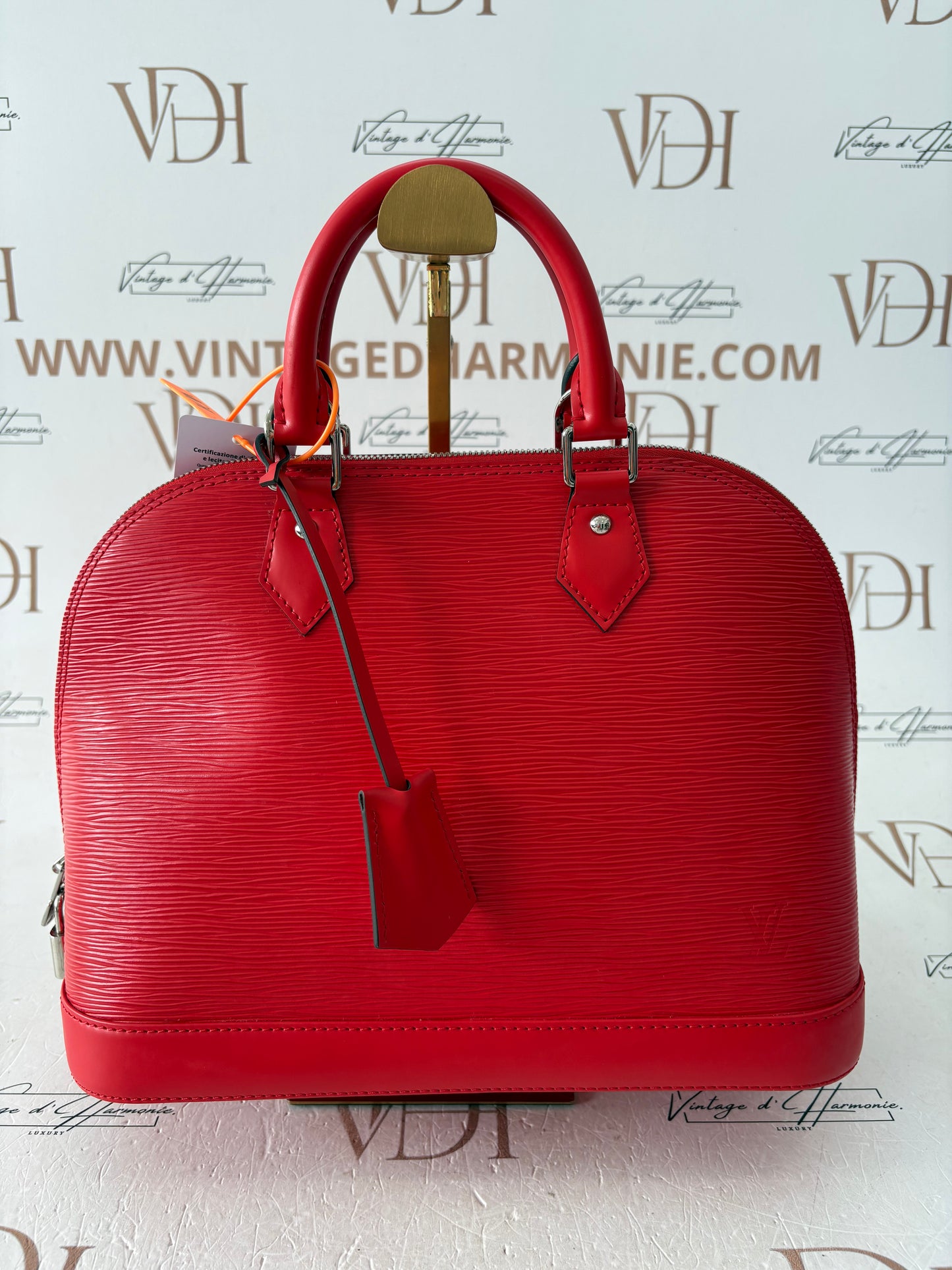 201173 - Louis Vuitton Alma Red Epi
