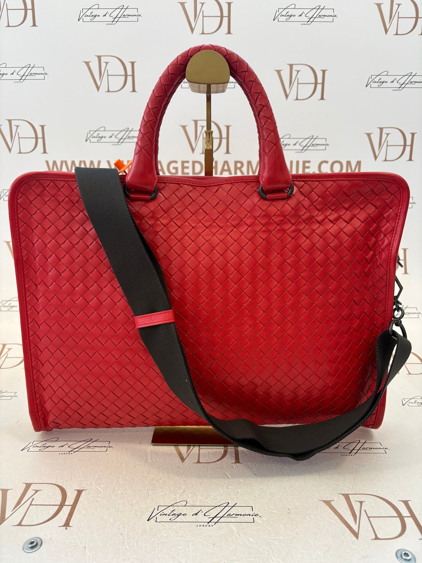 018534 - Bottega Veneta Red Intrecciato