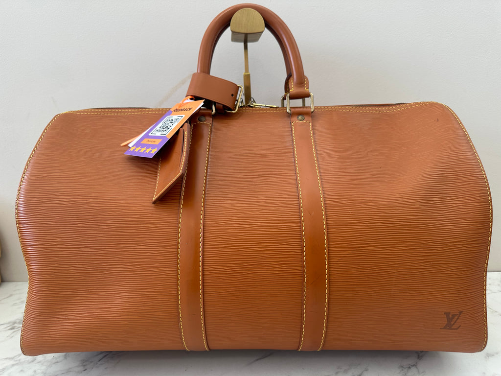 Louis Vuitton Keepall 45 Epi Brown