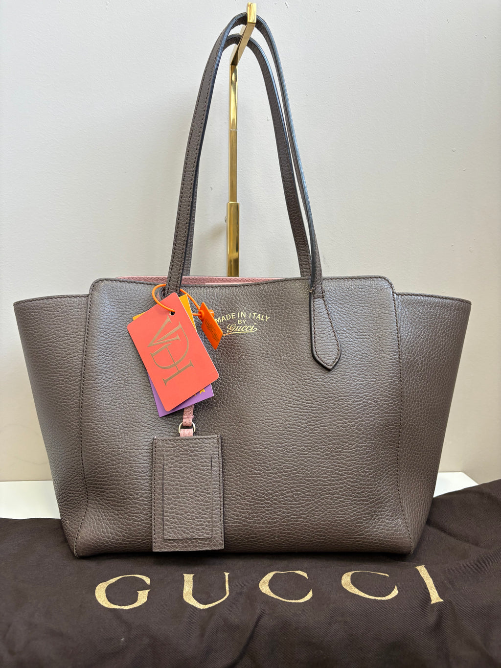 GUCCI grey swing Tote