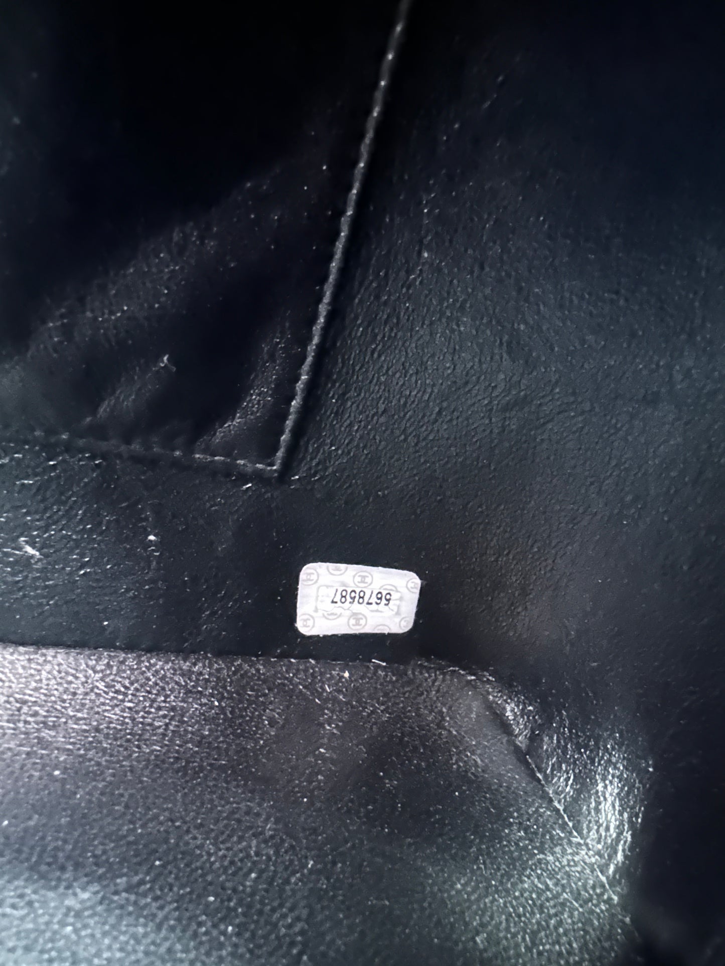 Chanel Black Calfskin Medallion