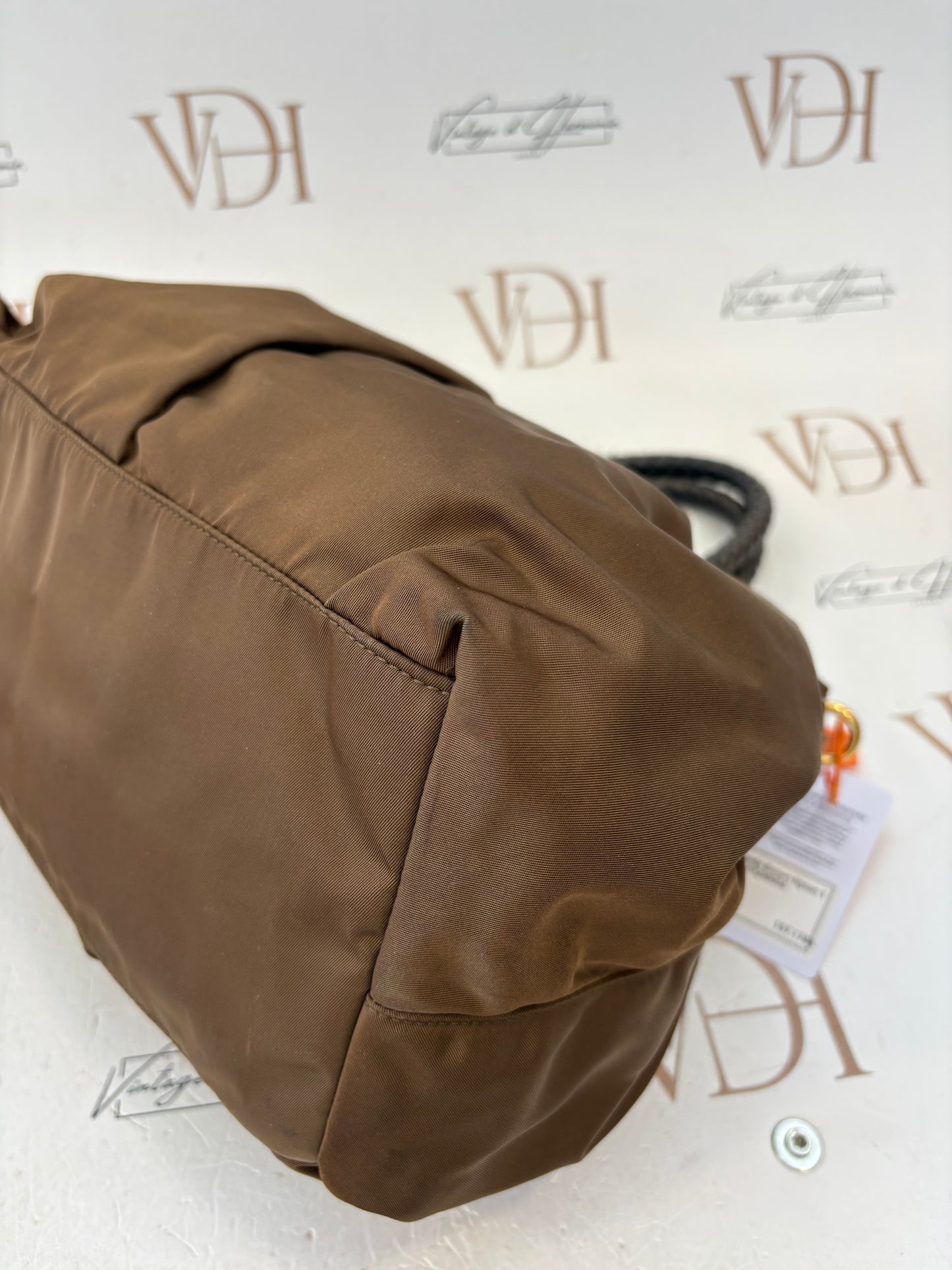 018180 - Prada Brown Nylon