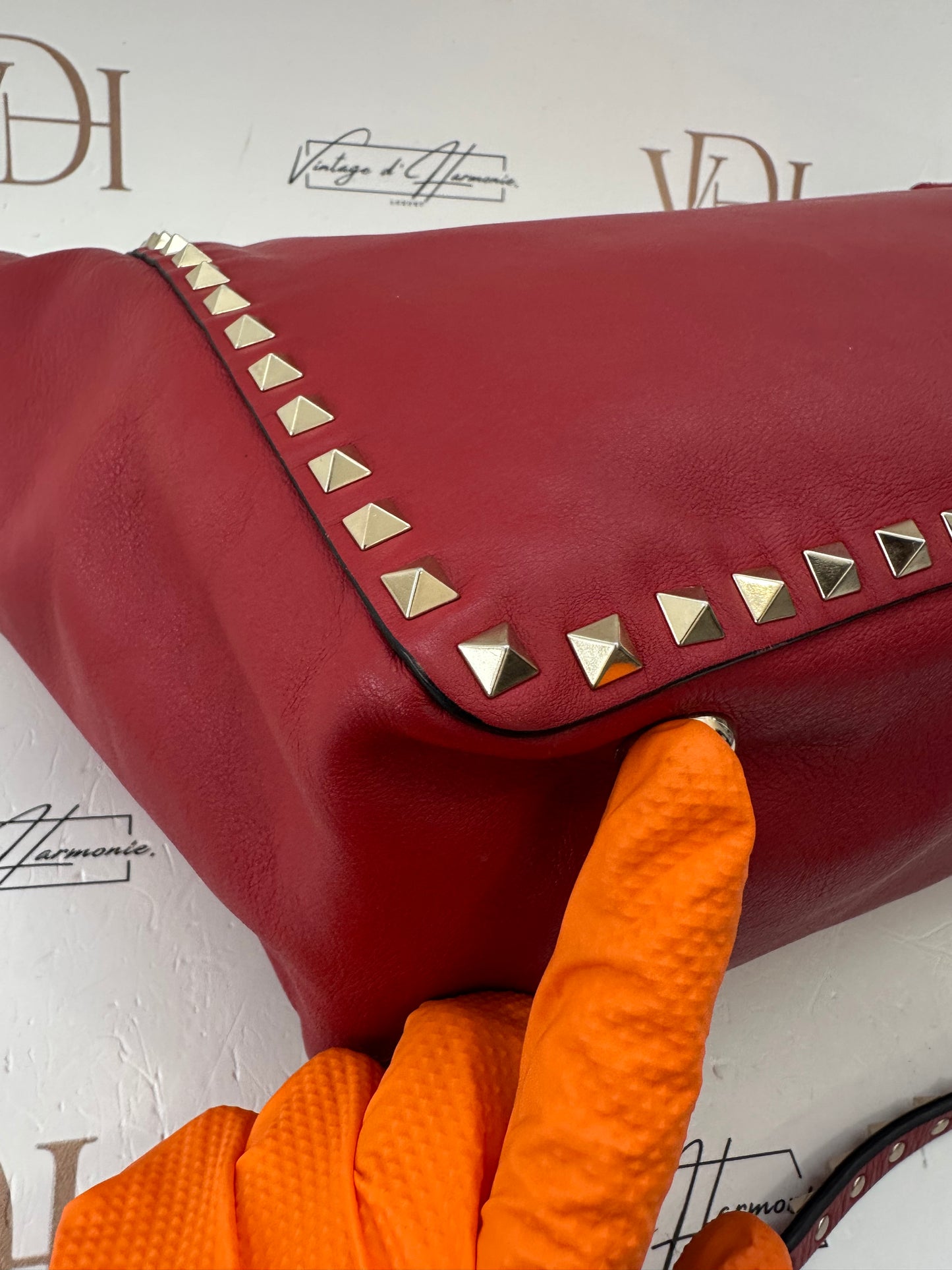 017742 - Valentino Red Studded