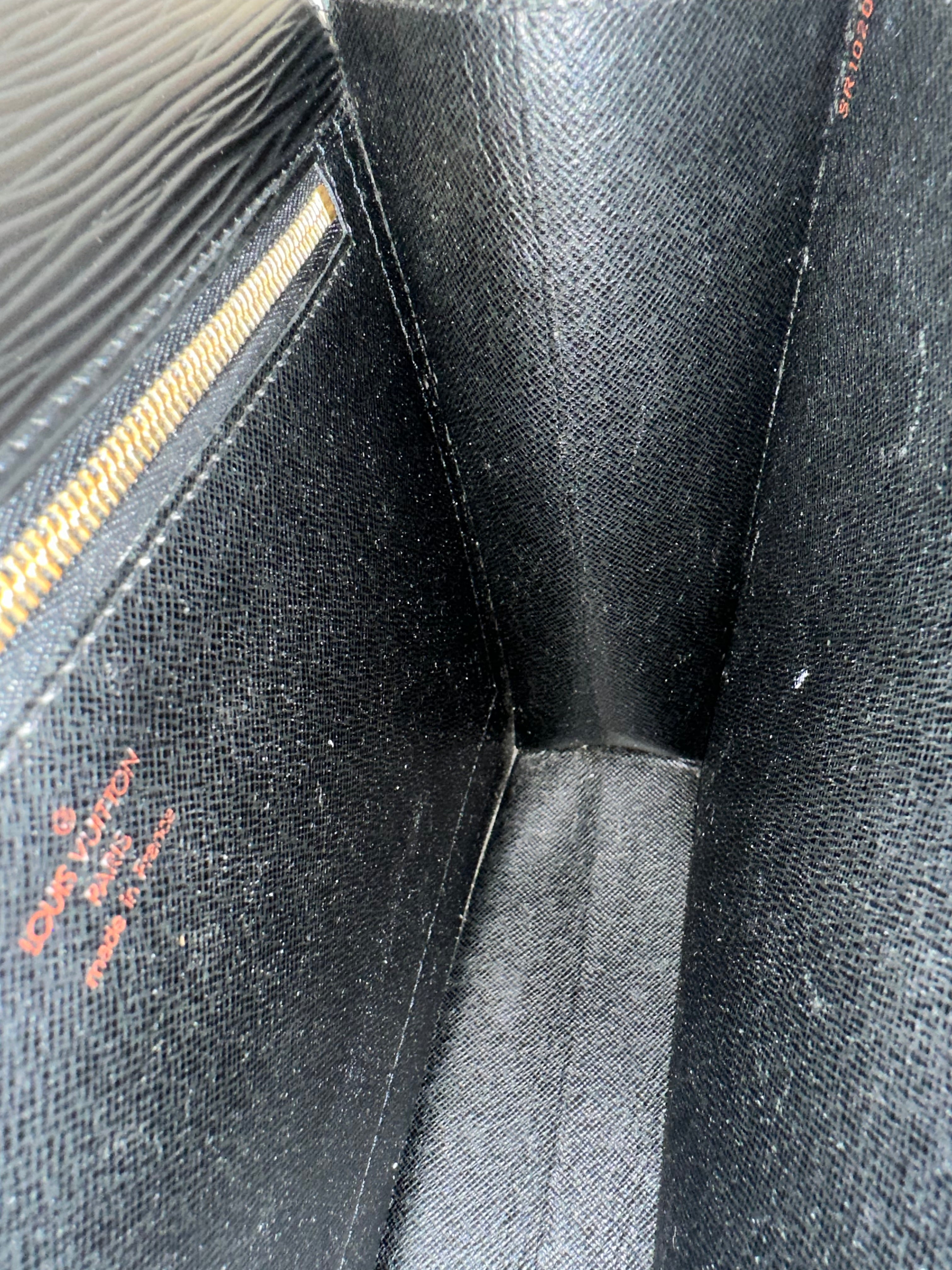 Louis Vuitton Monceau 28 Black Epi