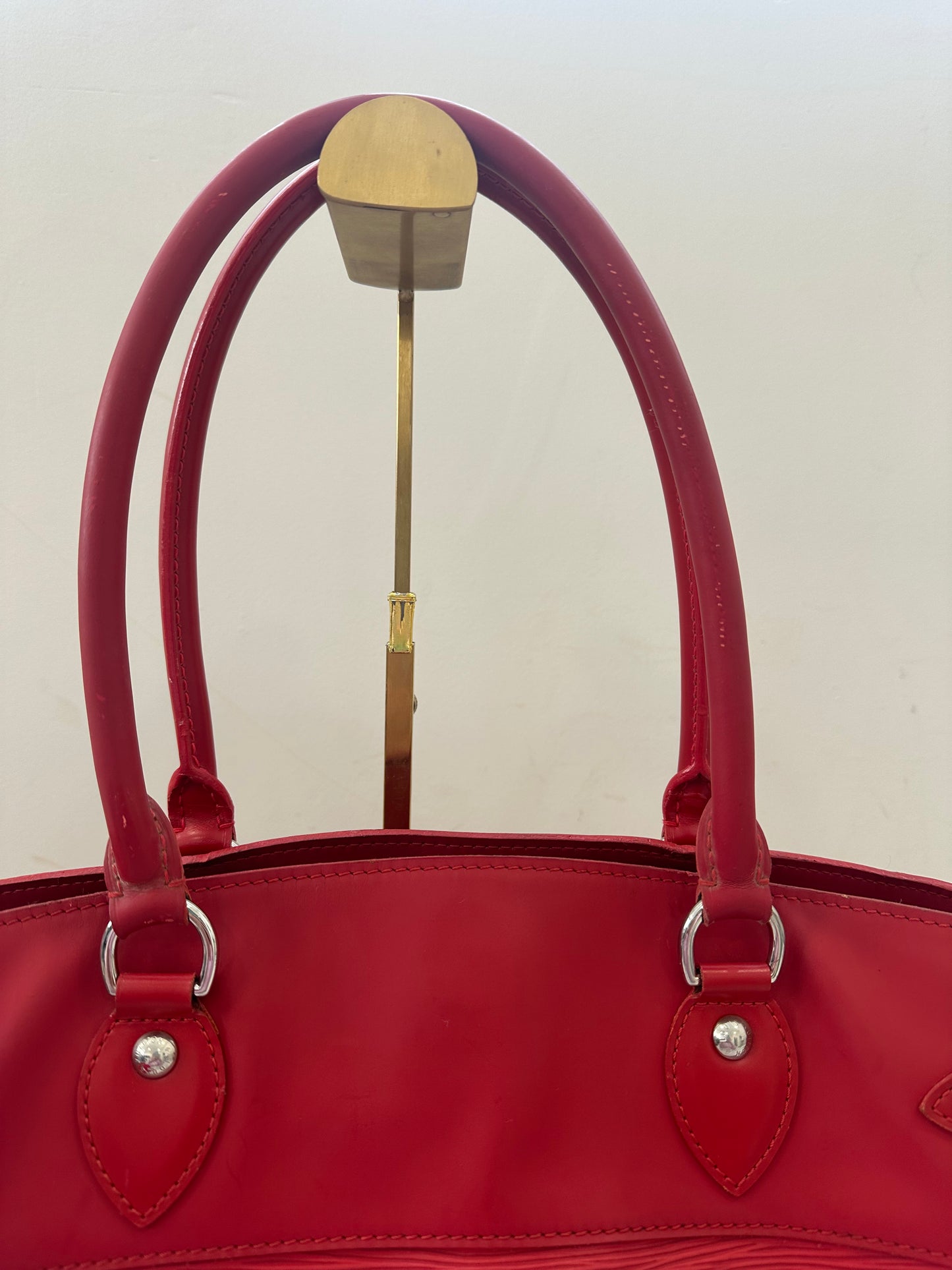 Louis Vuitton Red Epi Passy GM