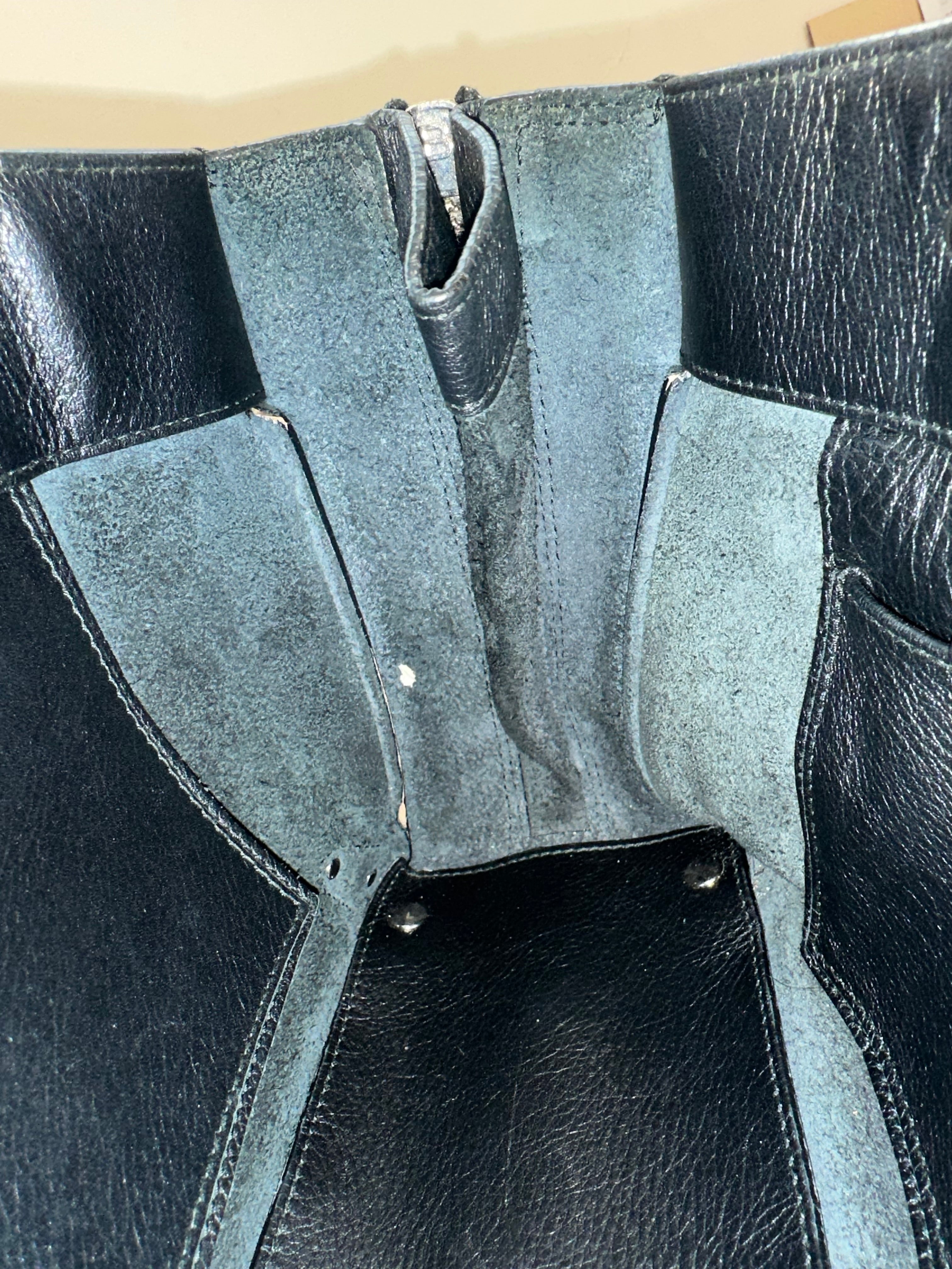 Balenciaga Black Leather