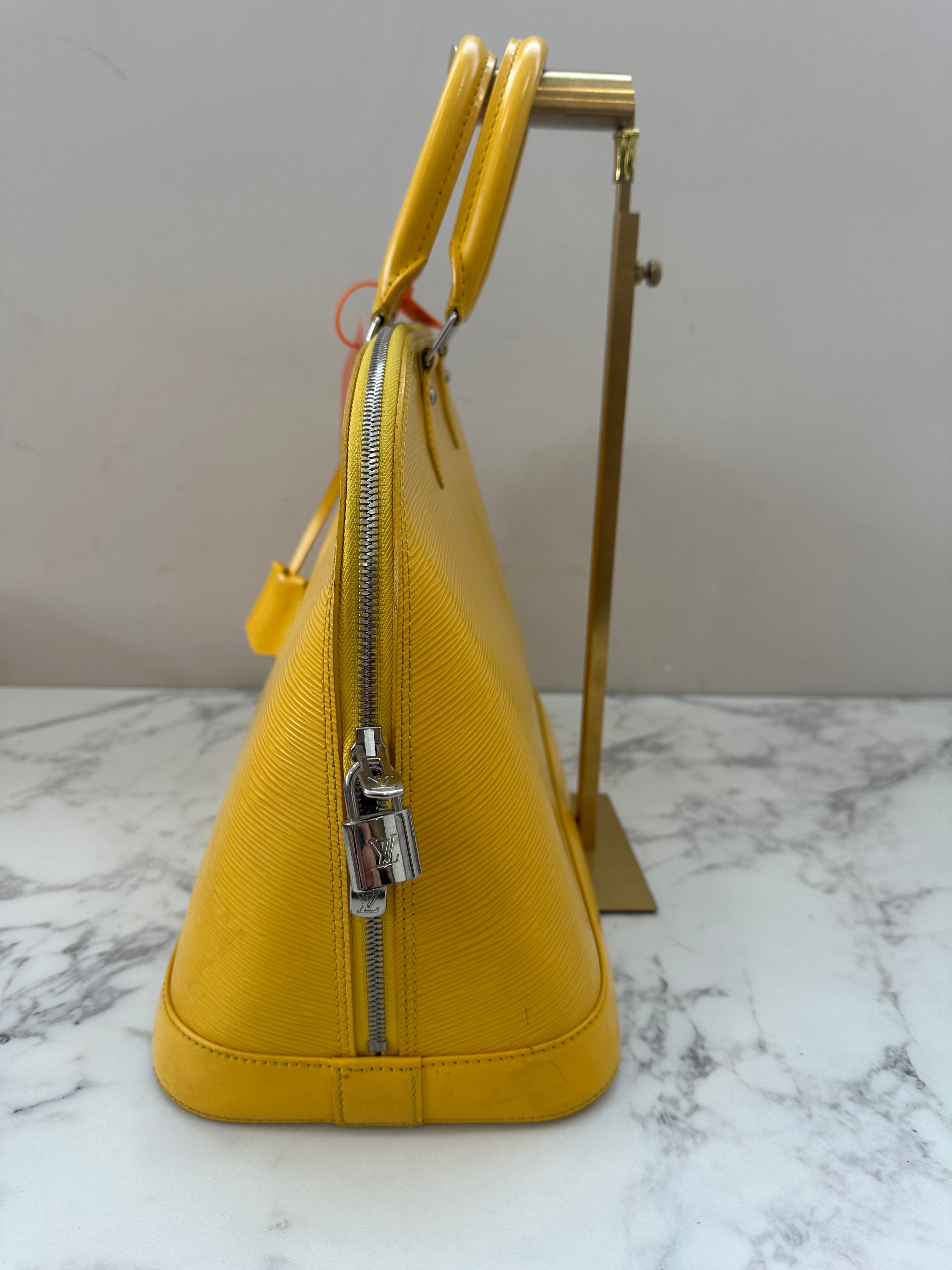Louis Vuitton Alma Epi Yellow