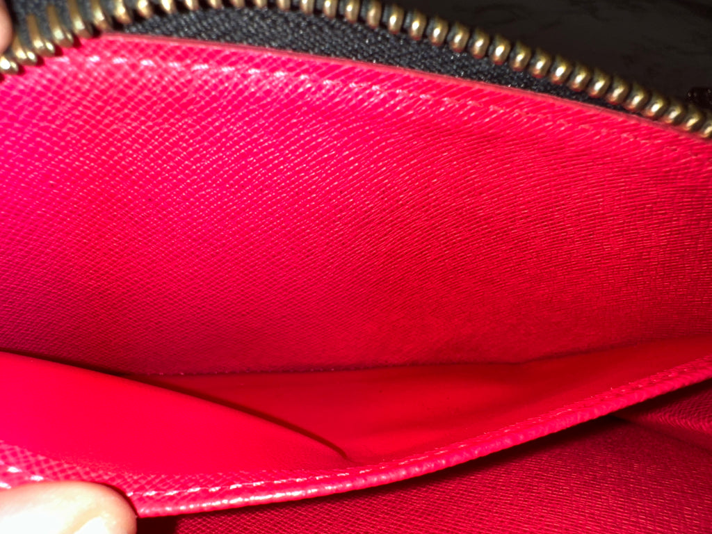 Louis Vuitton Wallet Zippy Multicolor Black