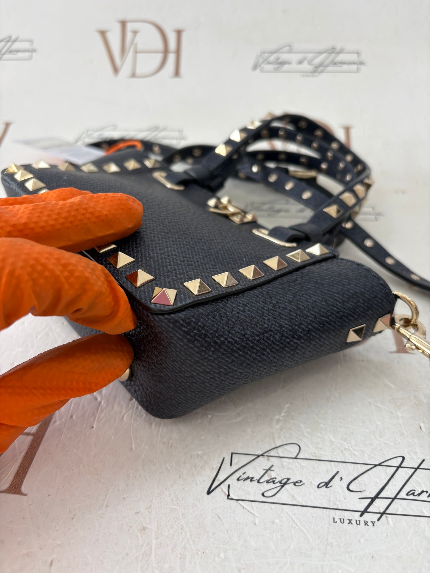 018210 - Valentino Blue Studded