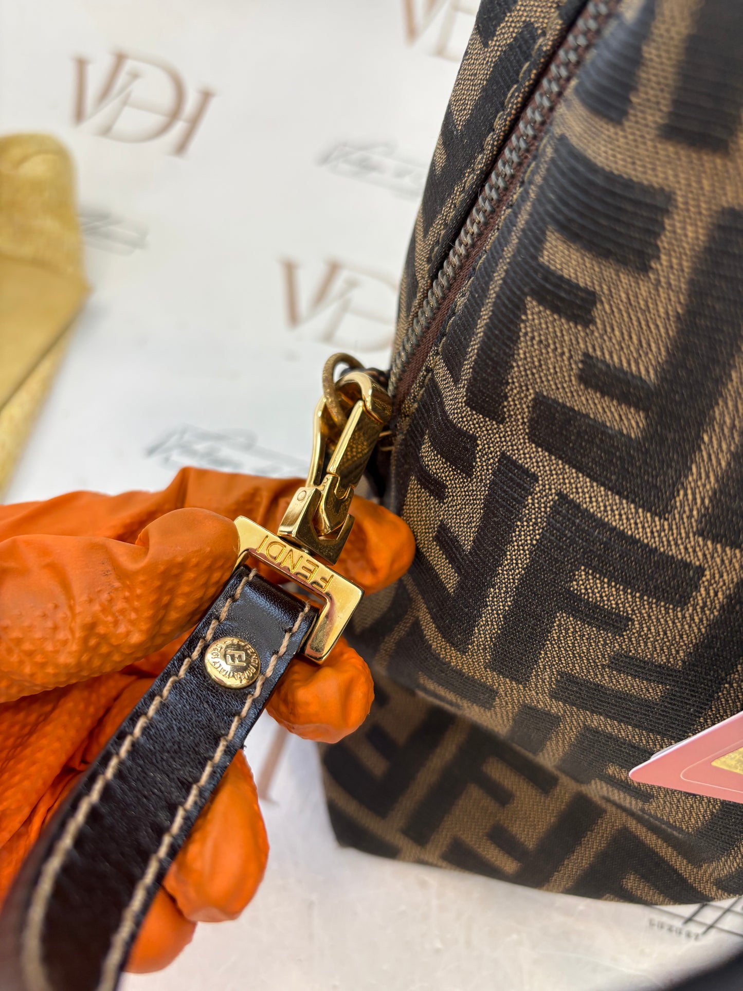 017034 - Fendi Brown Zucca