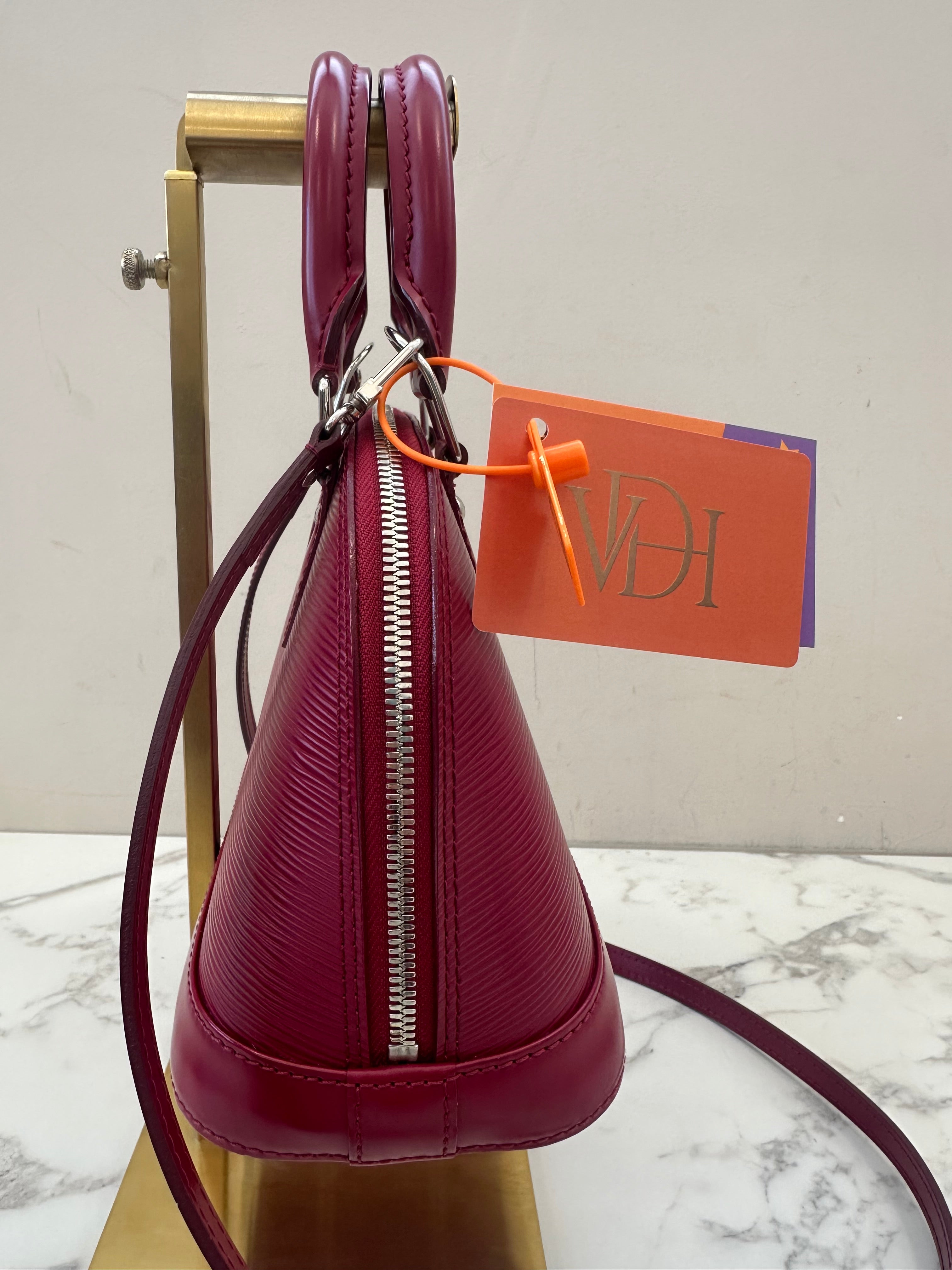 Louis Vuitton Alma BB Epi Cherry