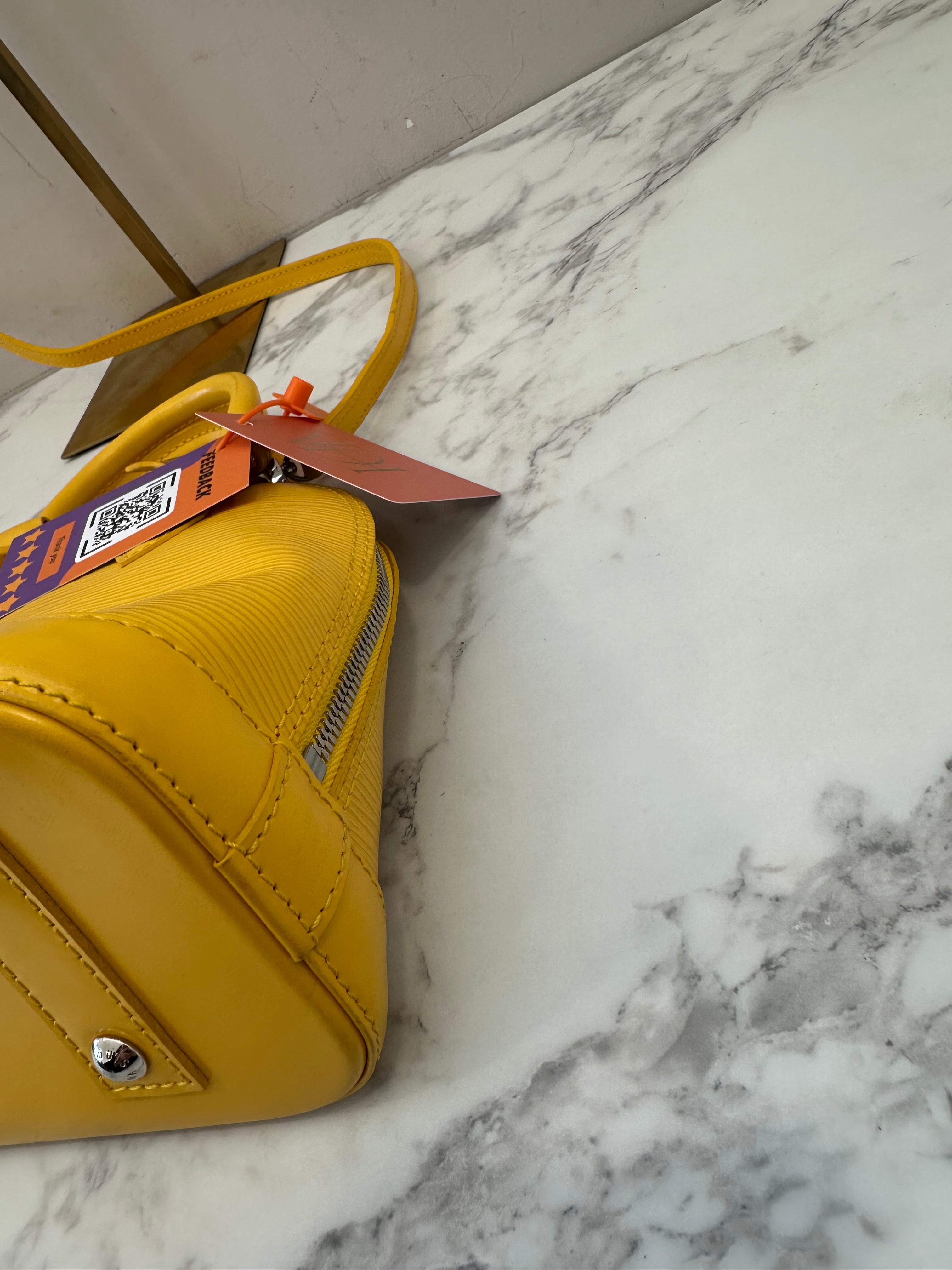 Louis Vuitton Alma BB Epi Yellow