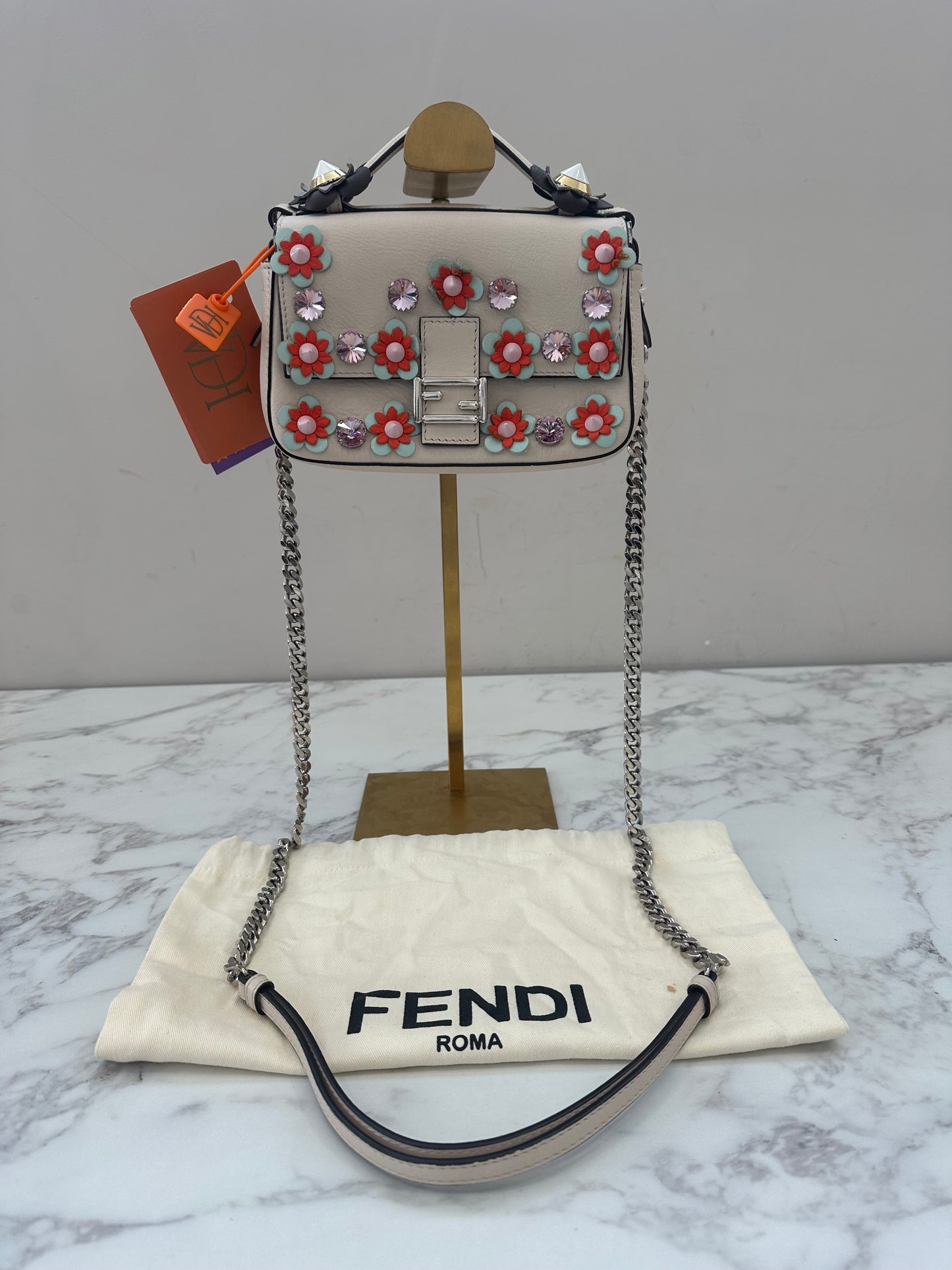 Fendi Flowerland Double Micro Baguette