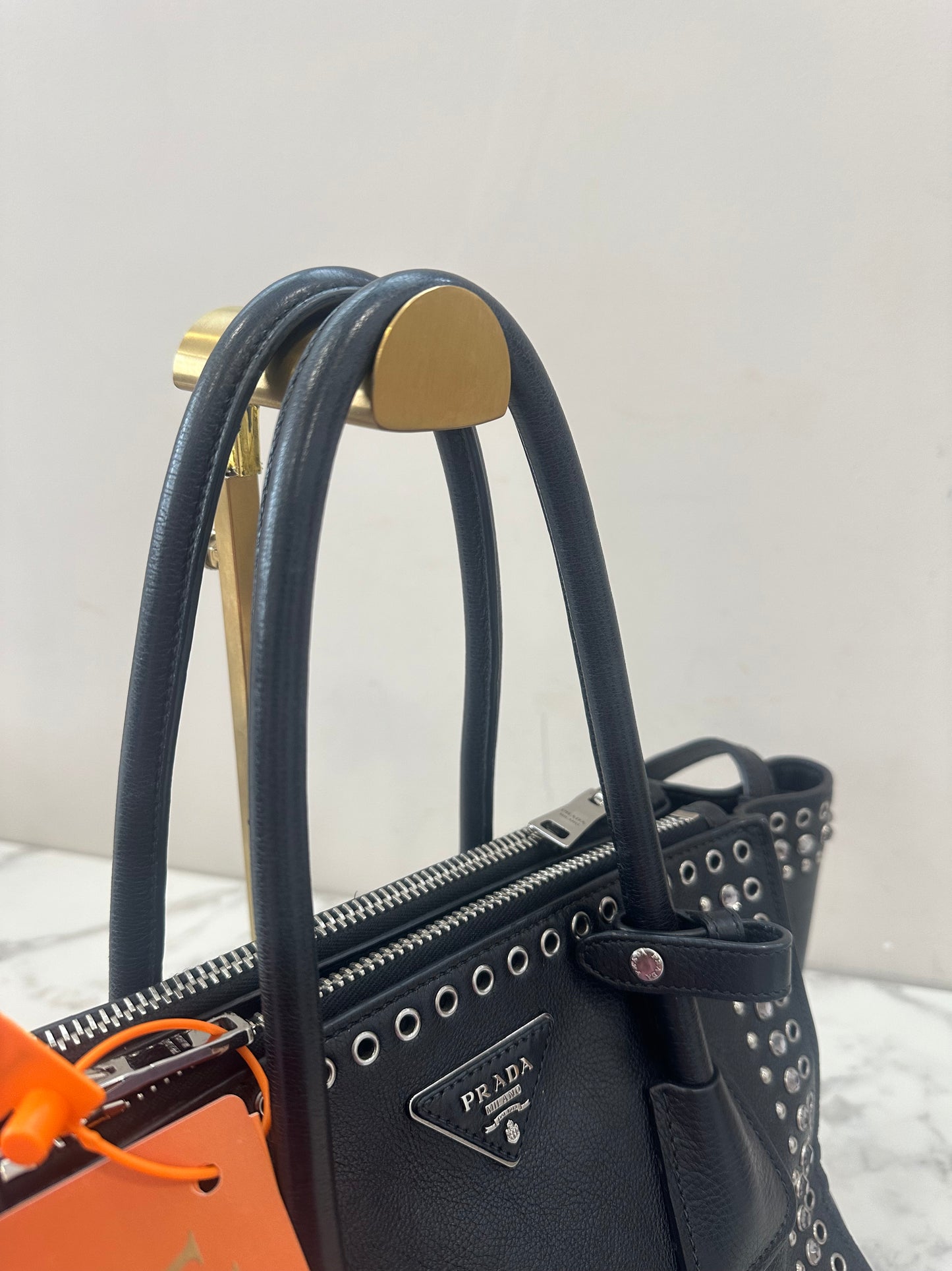 Prada Studs Black
