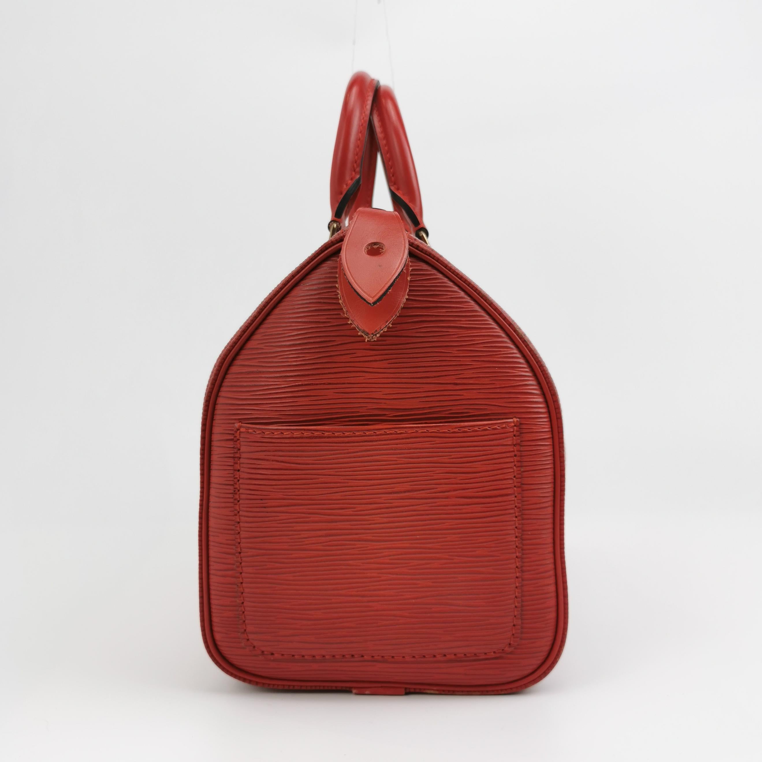 Louis Vuitton (LV) Speedy25 Red