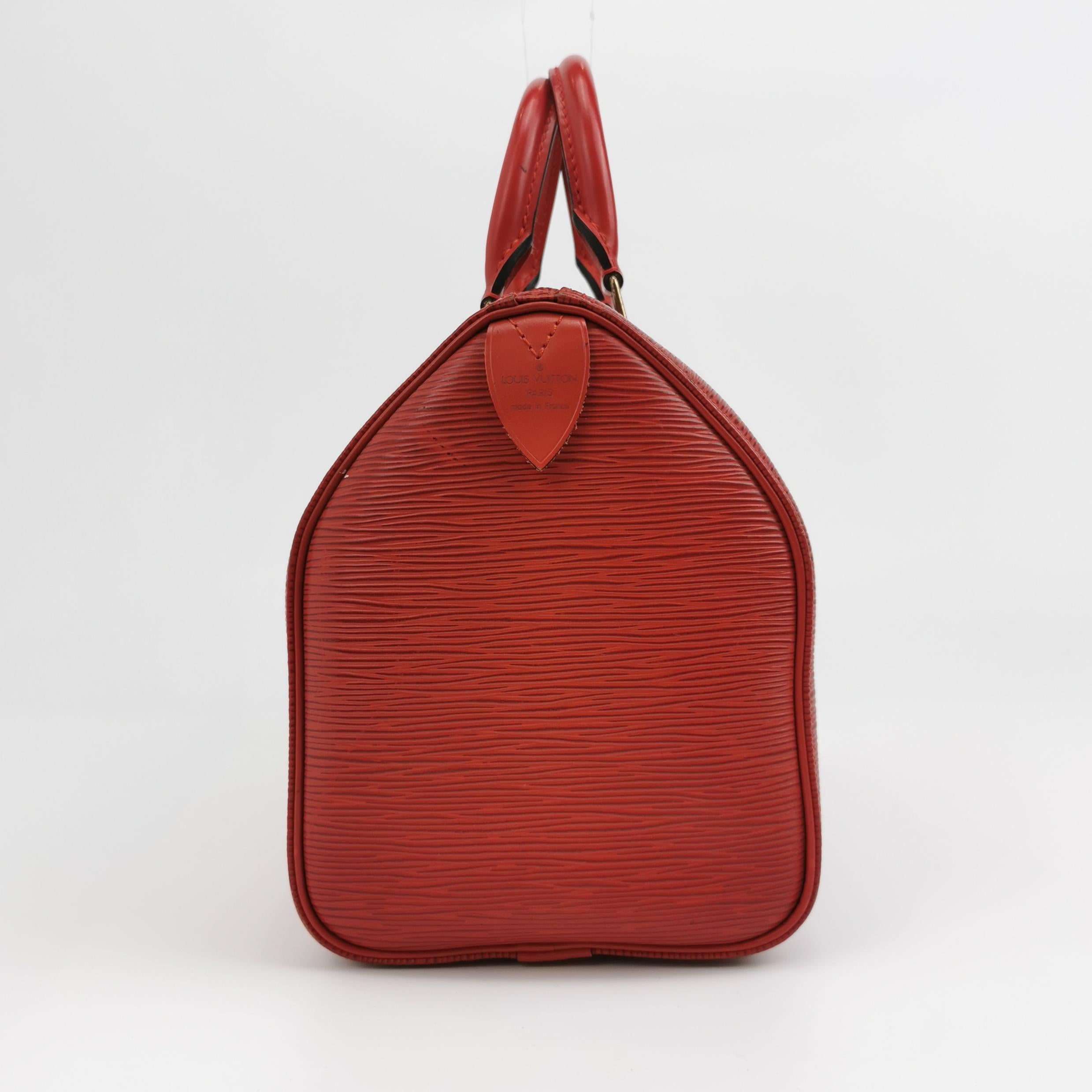 Louis Vuitton (LV) Speedy25 Red